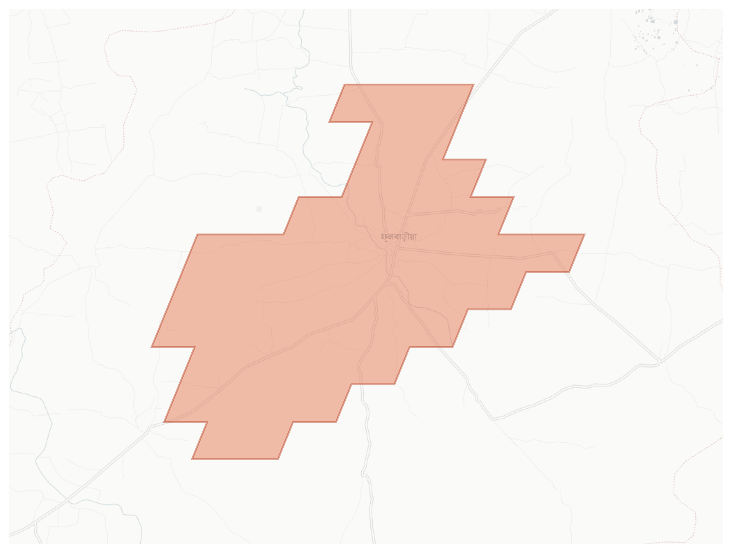 Phulbaria geographic map