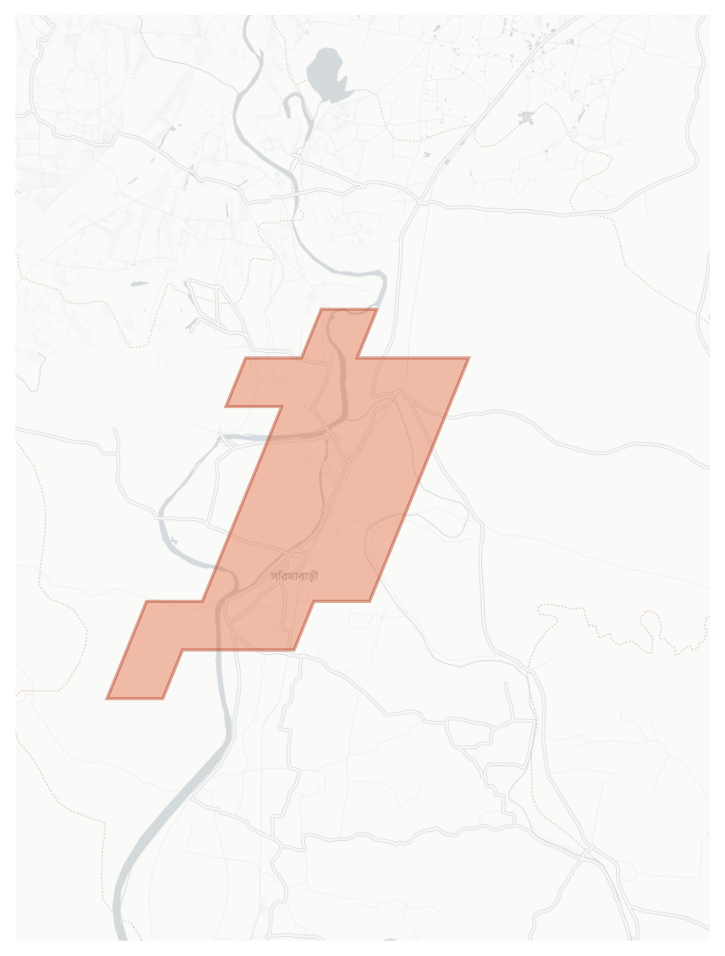 Sarishabari geographic map
