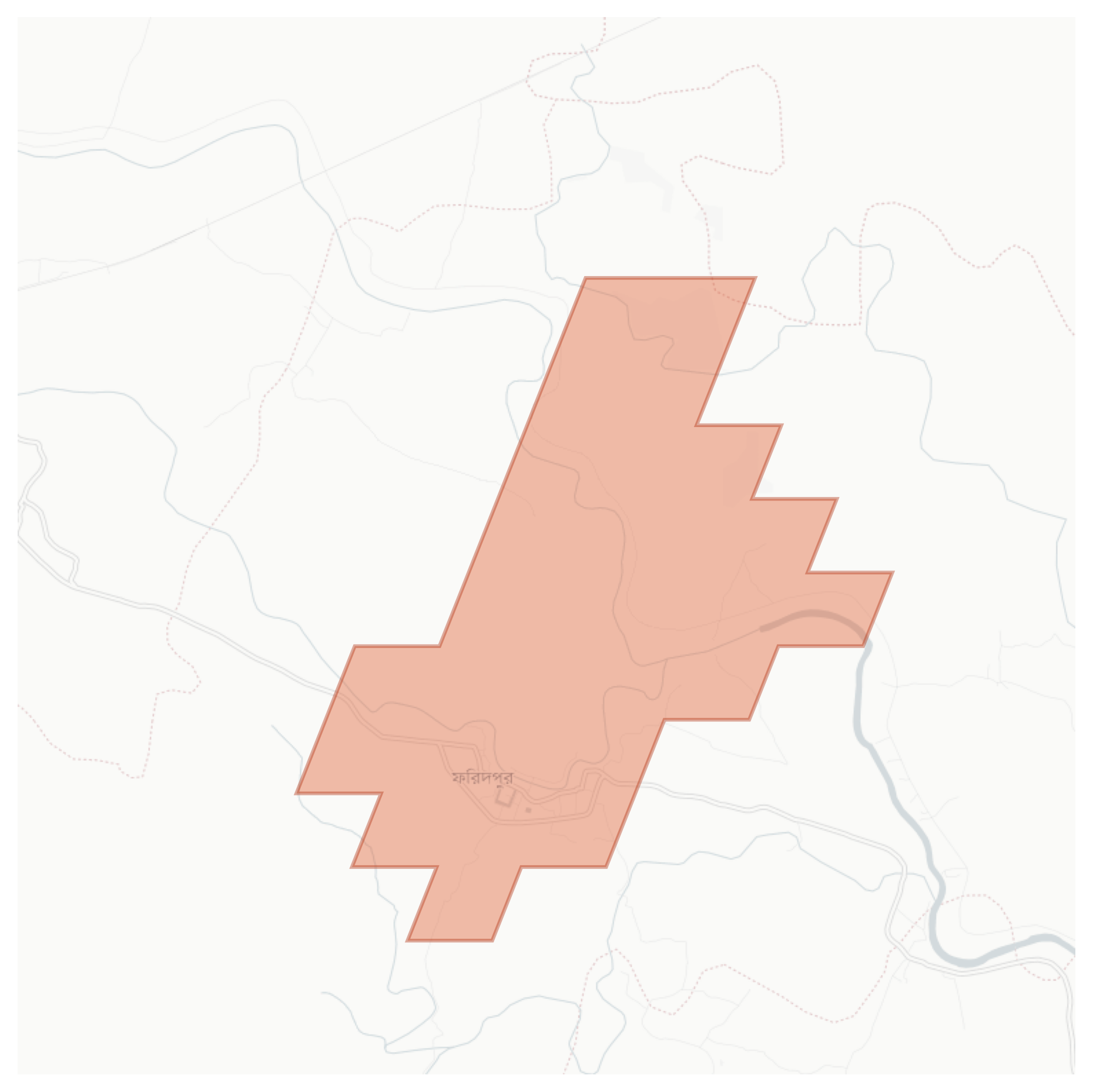Faridpur geographic map