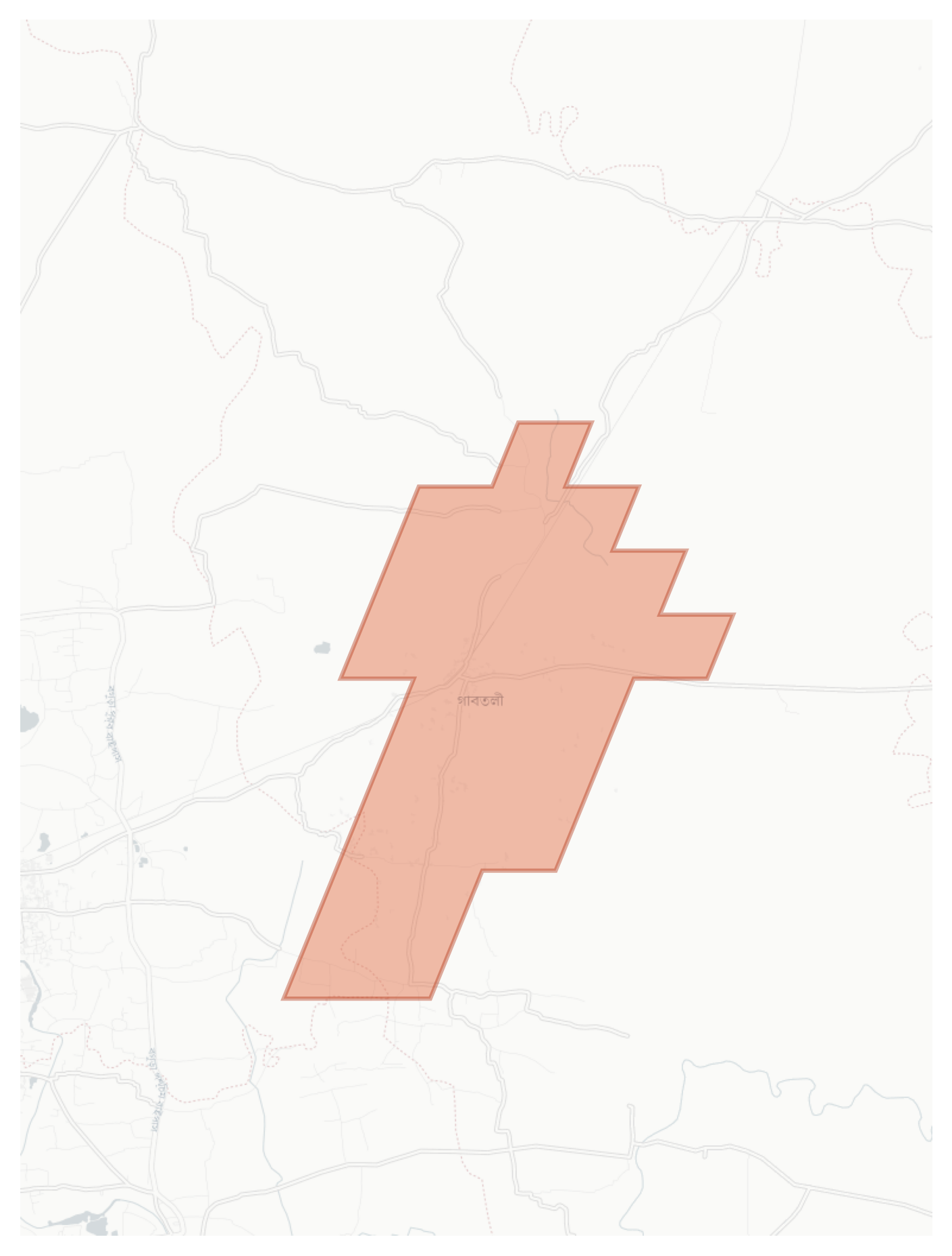 Gabtali geographic map