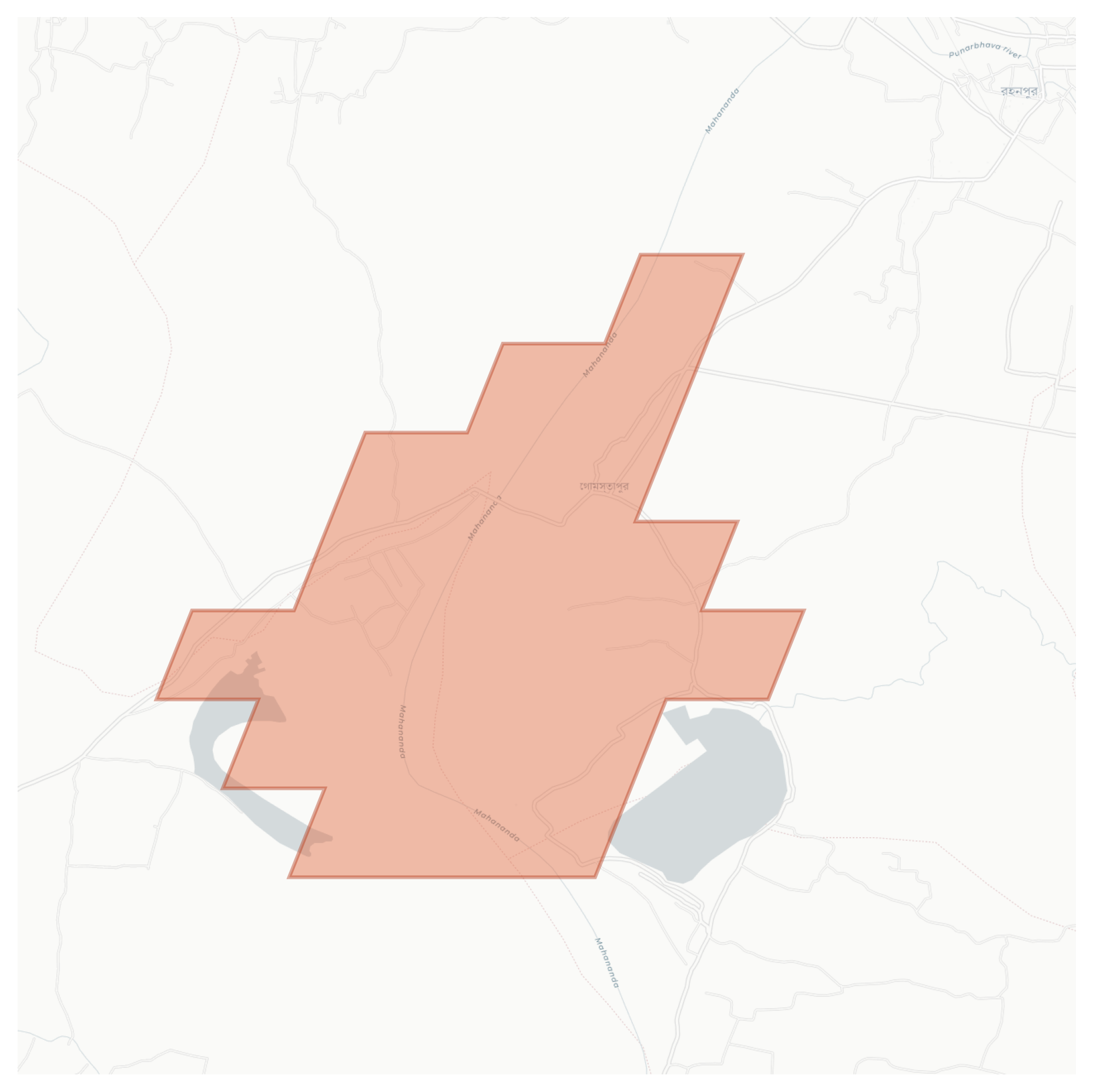 Gomastapur geographic map