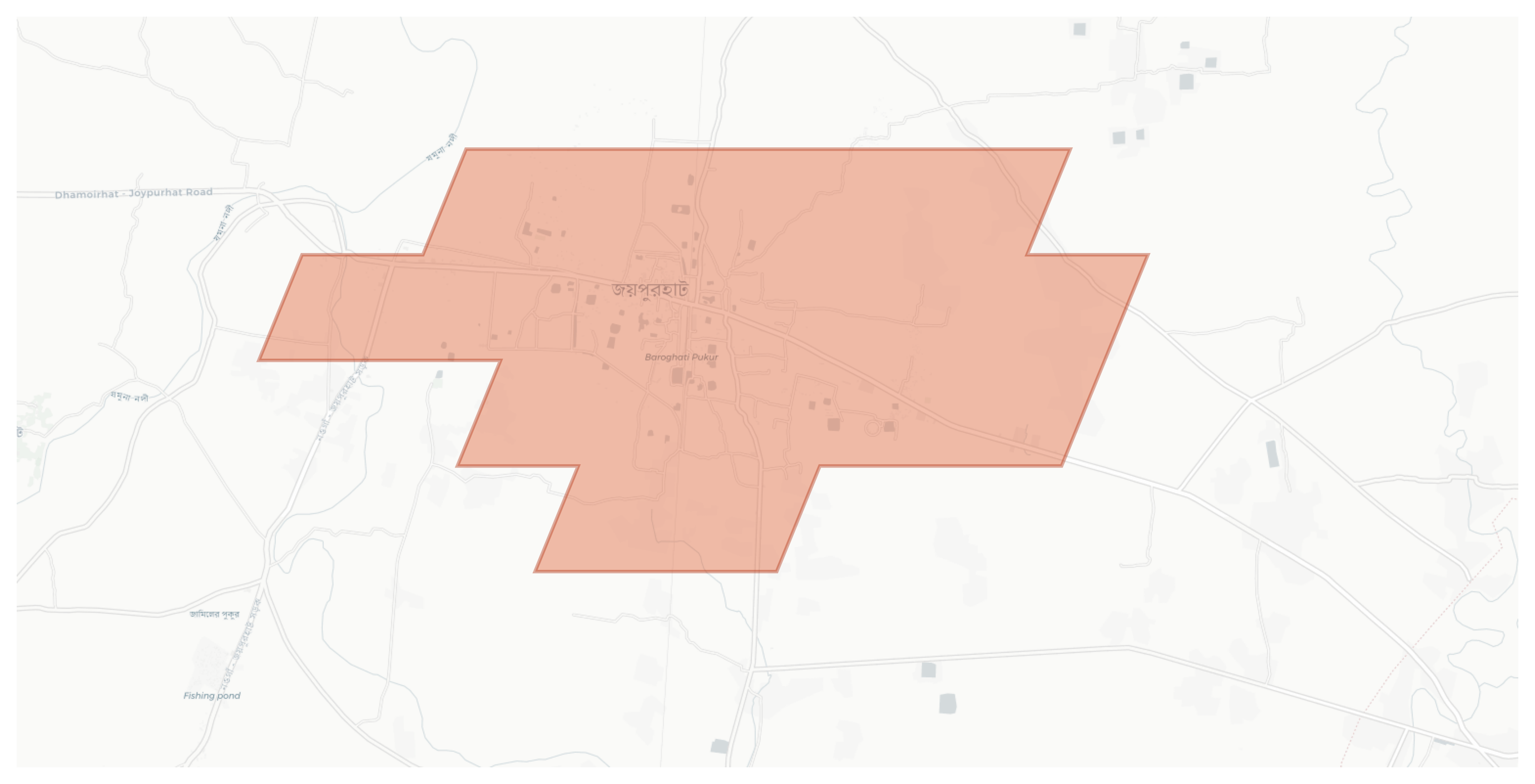 Joypurhat geographic map
