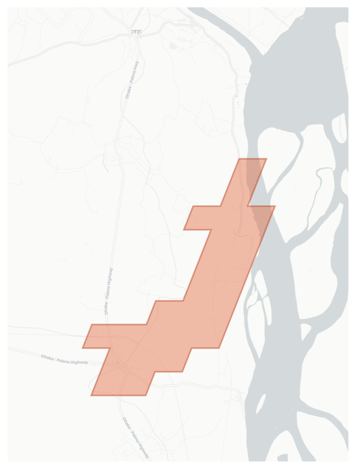 Kashinathpur geographic map