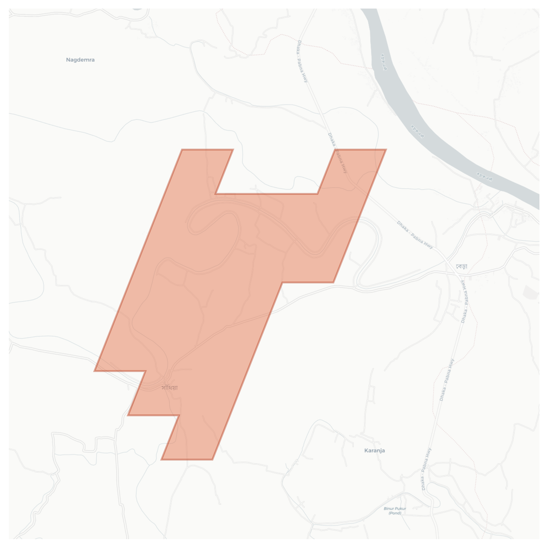 Sathiya geographic map
