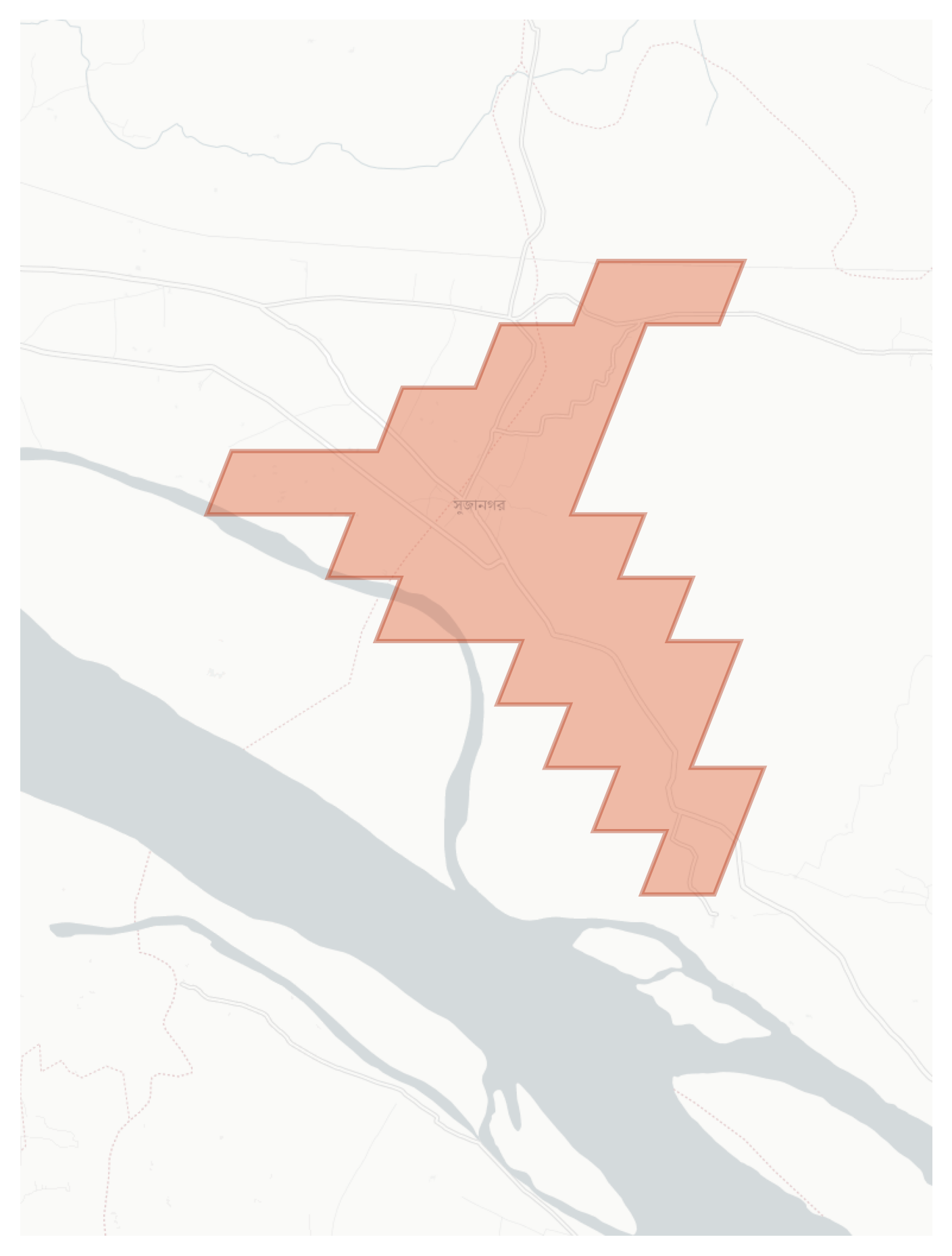 Sujanagar geographic map