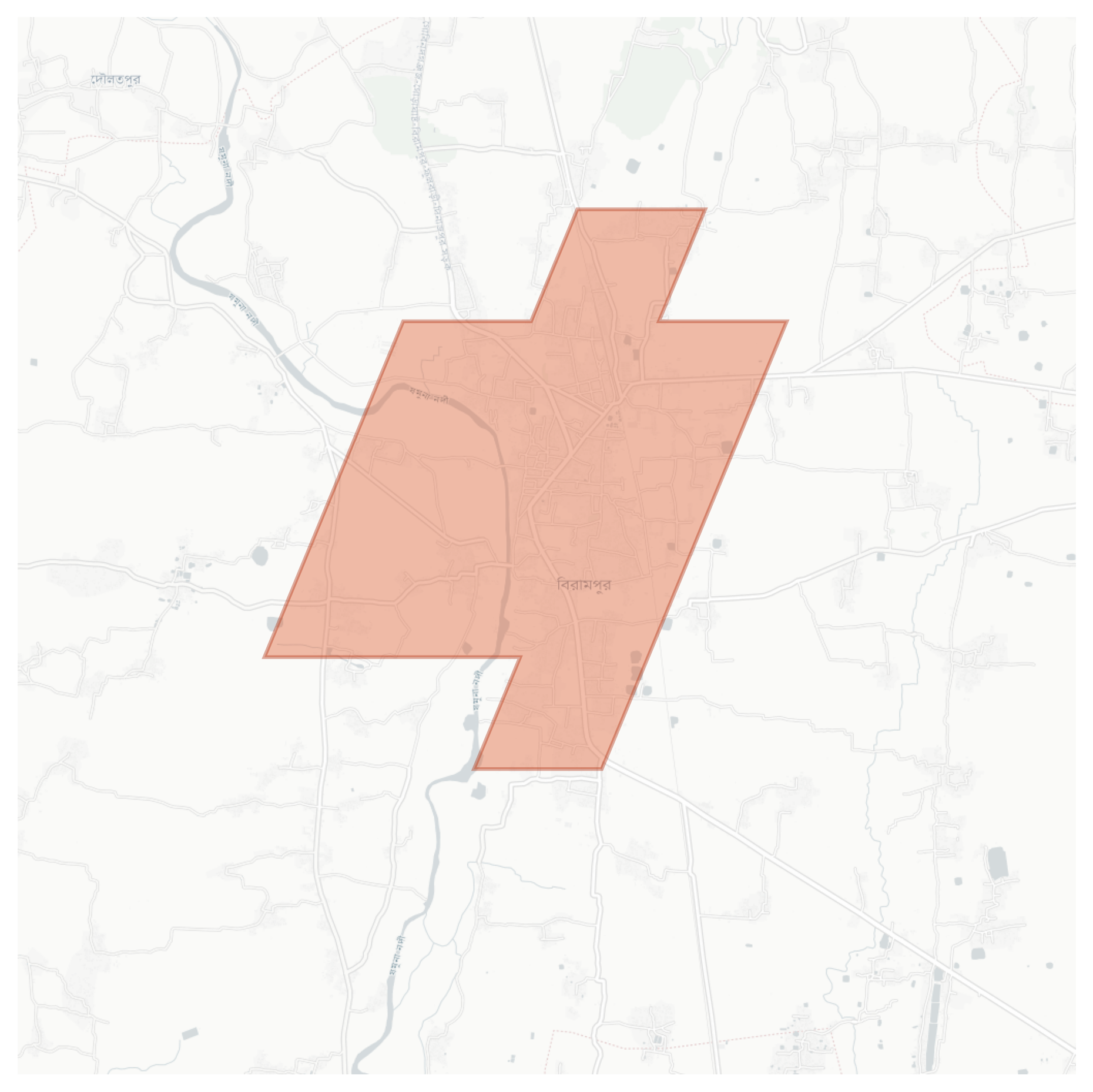 Birampur geographic map