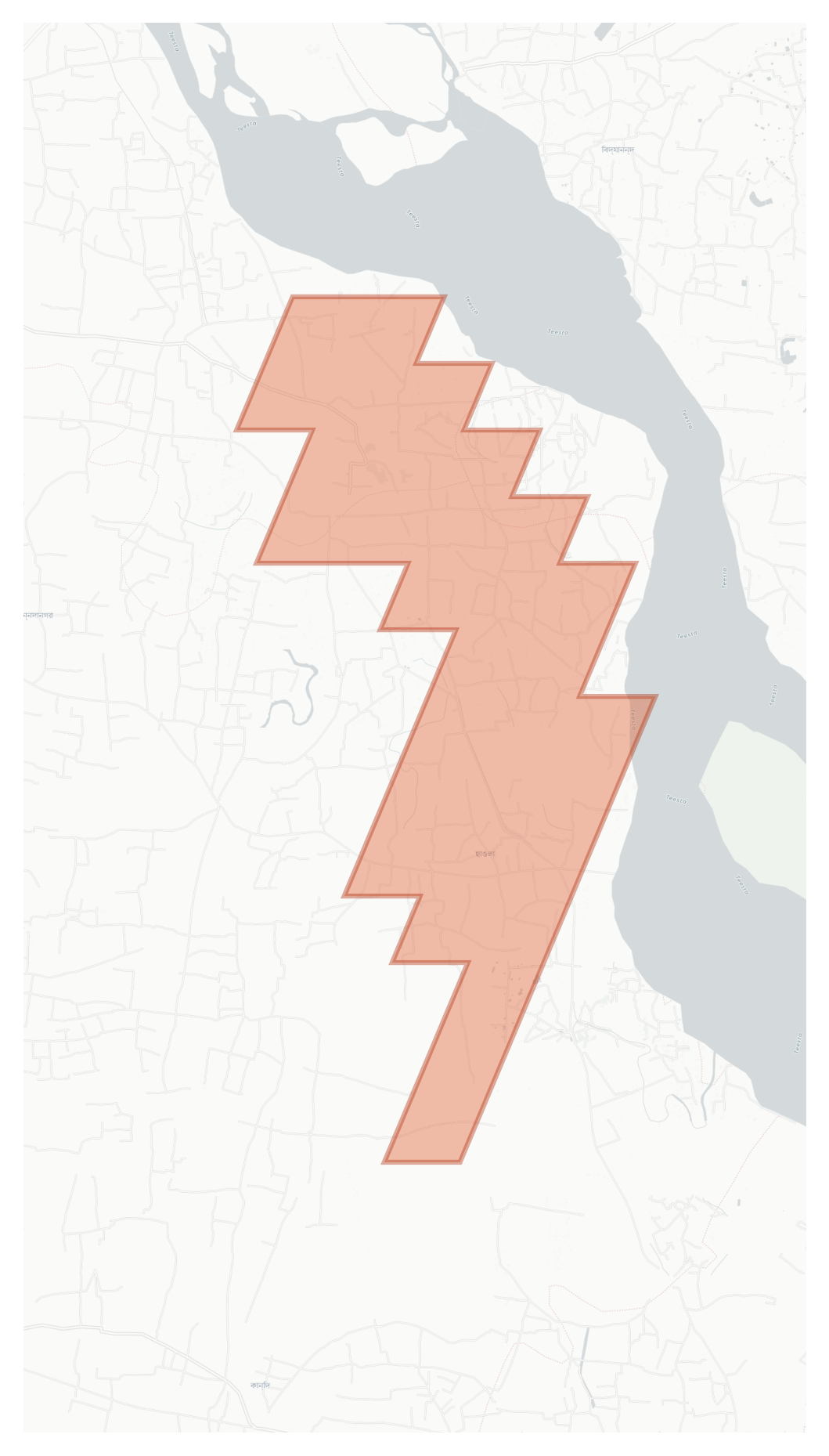 Chhaola geographic map