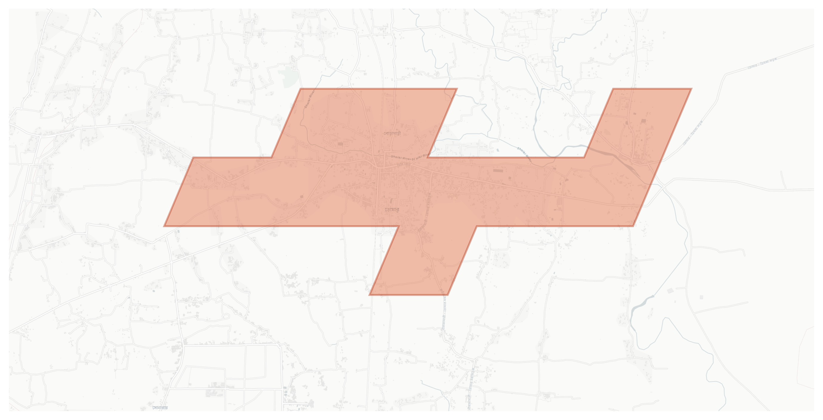 Domar geographic map