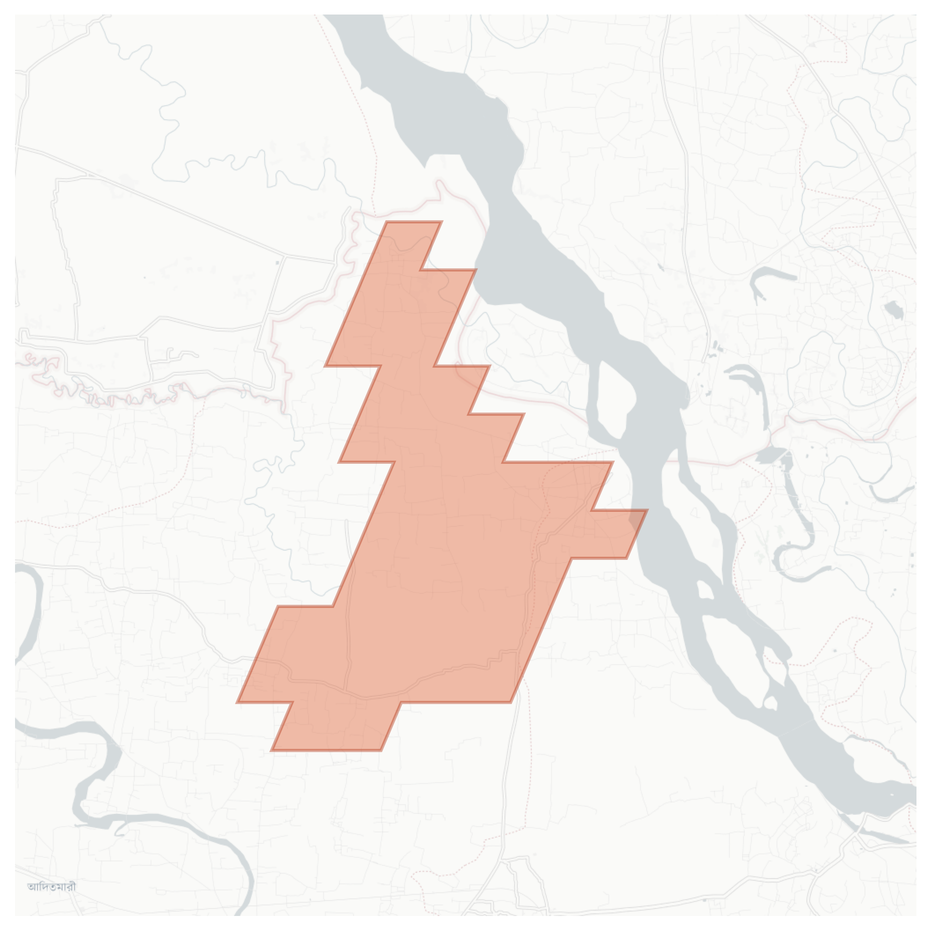 Durgapur geographic map