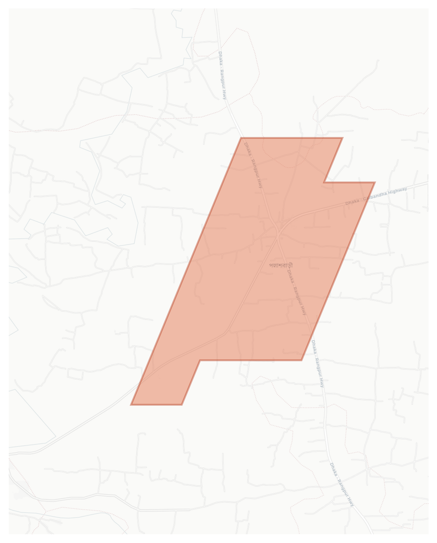 Polashbari geographic map
