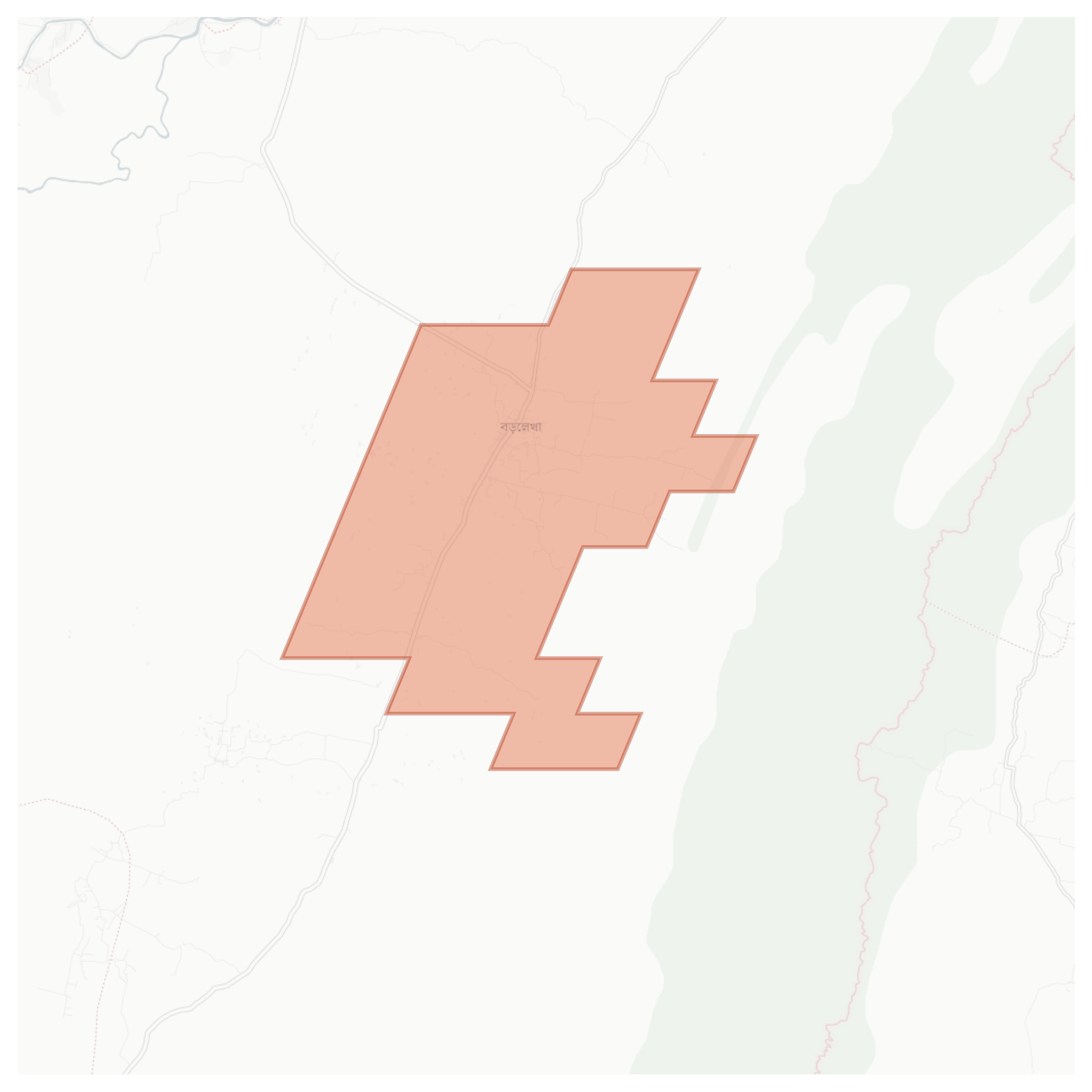 Barlekha geographic map