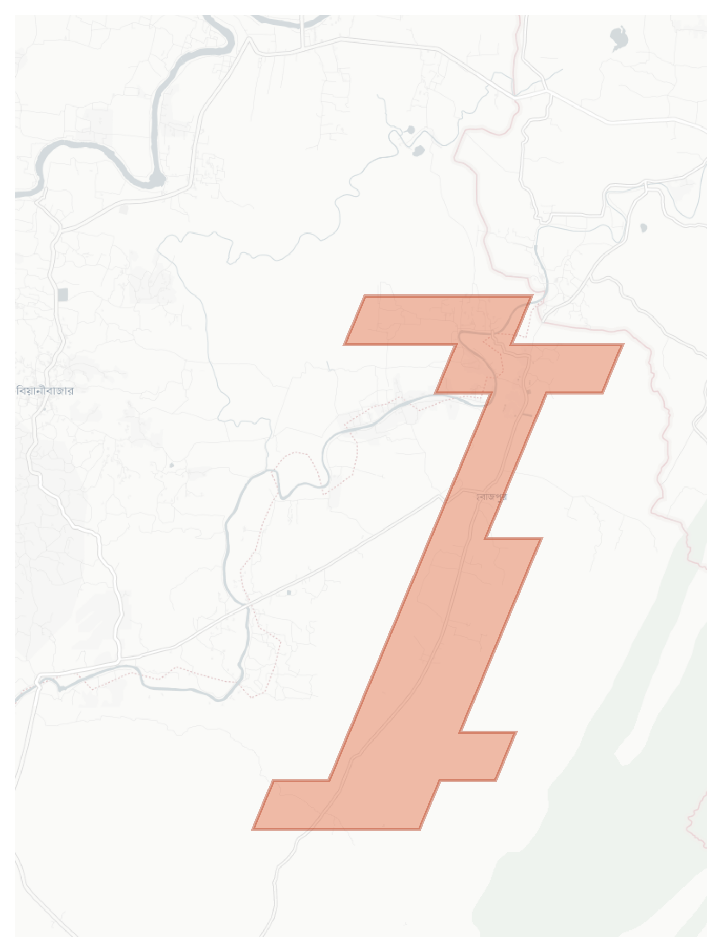 Shahbazpur geographic map