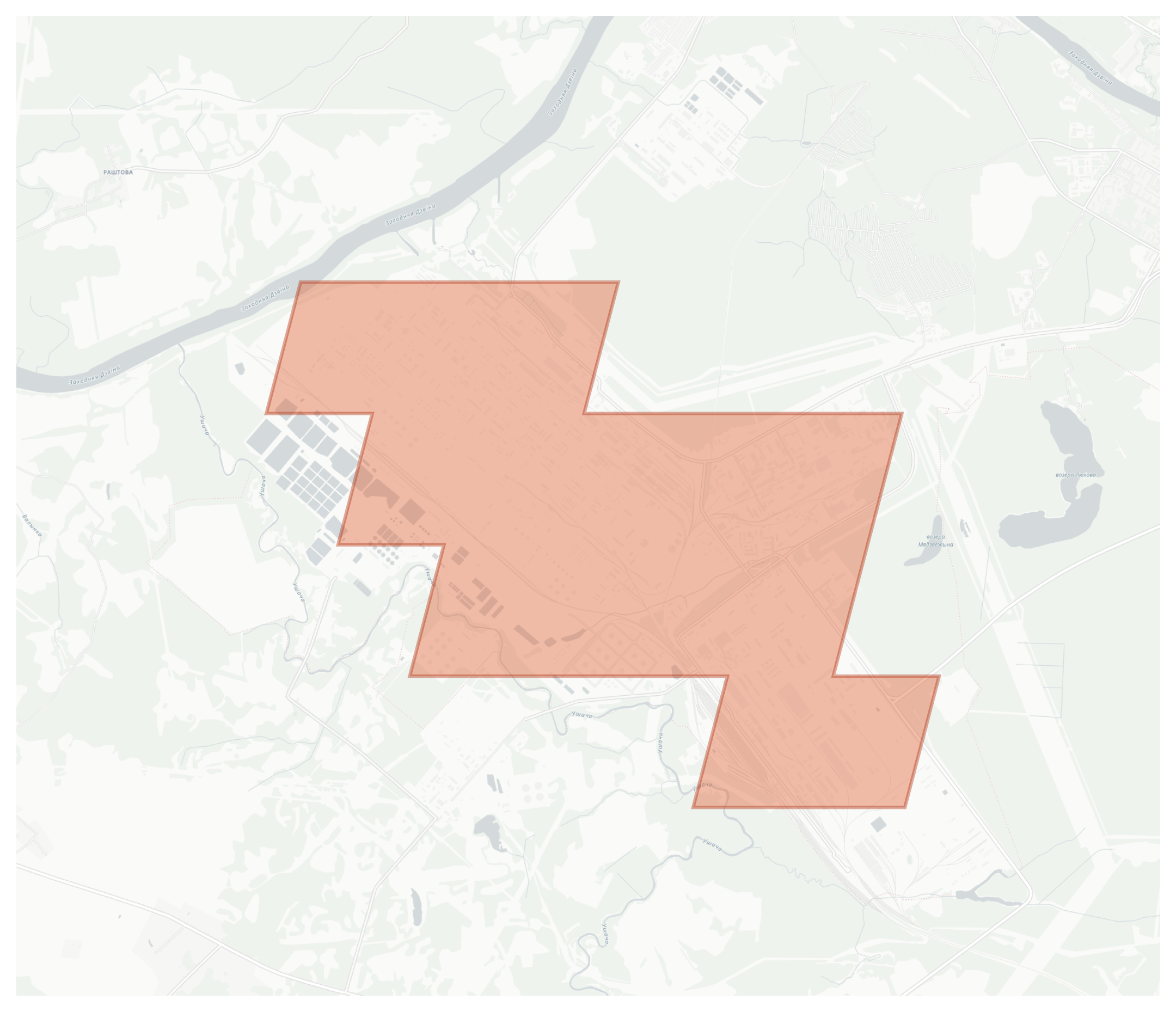 Achotnica geographic map