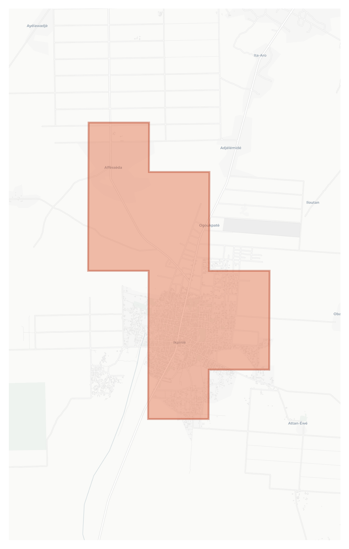 Ikpinlè geographic map