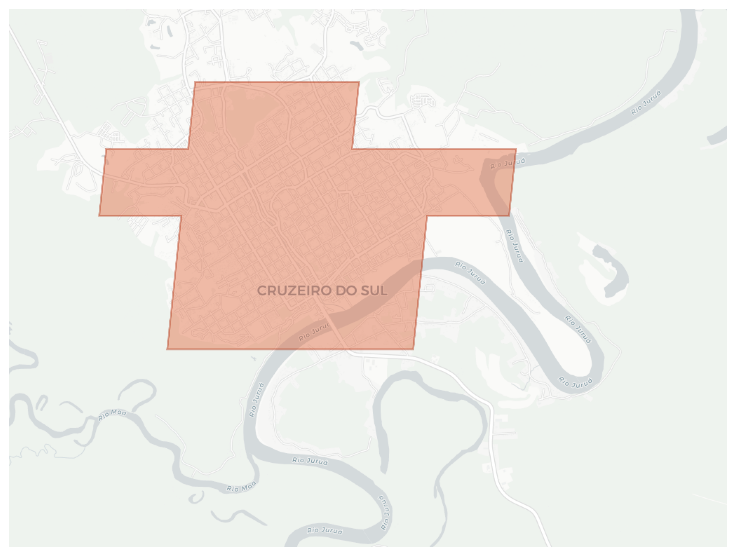 Cruzeiro do Sul geographic map