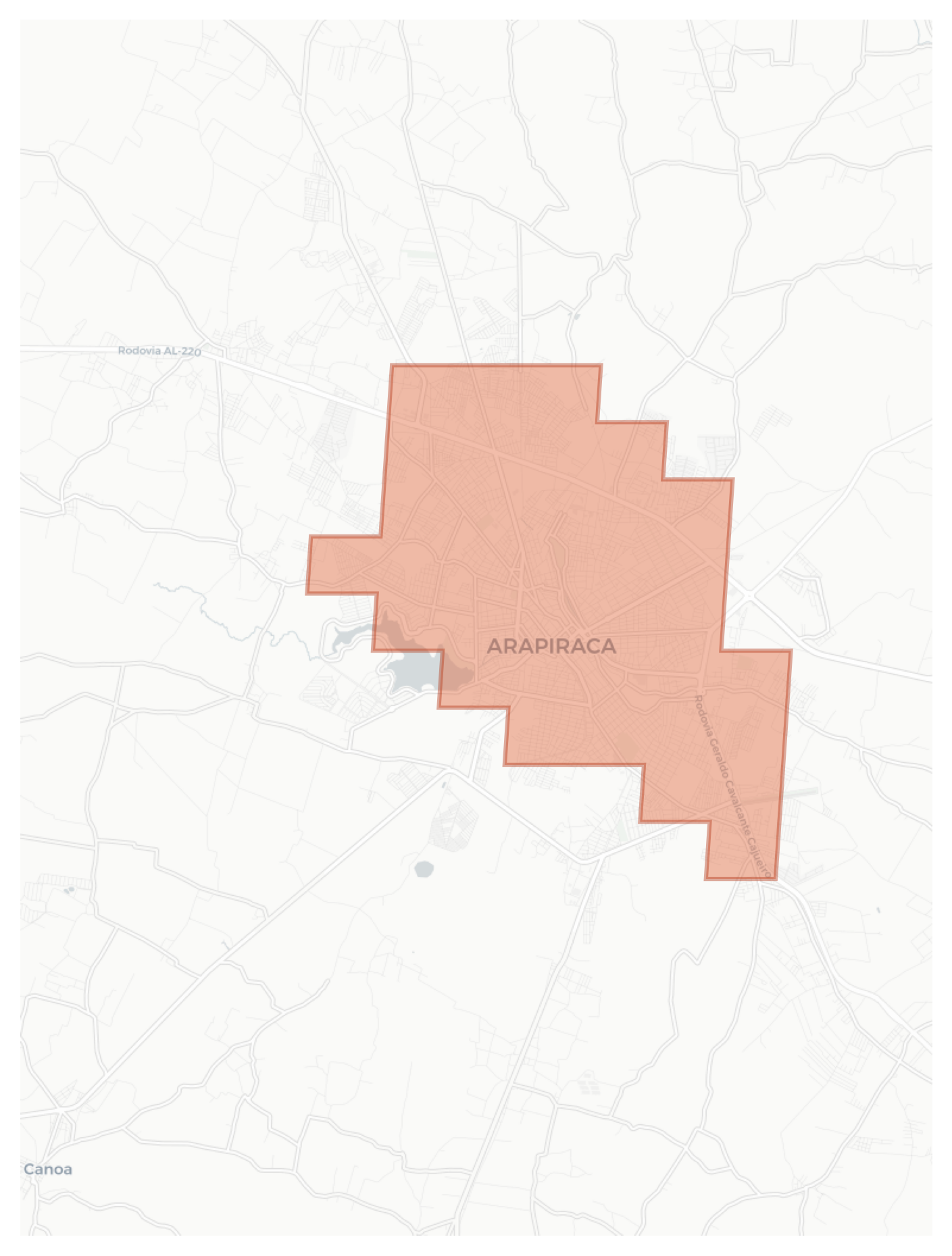 Arapiraca geographic map
