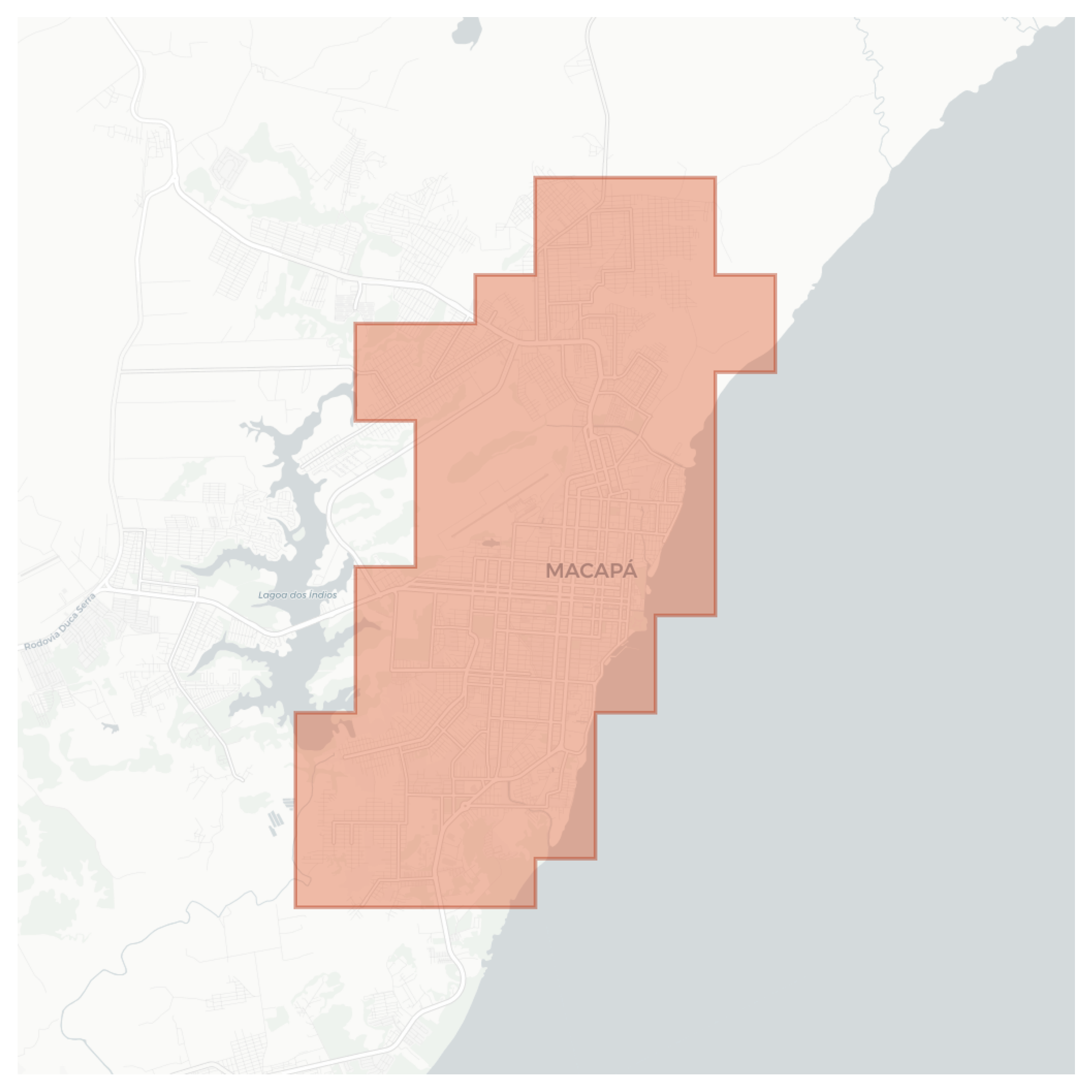 Macapá geographic map