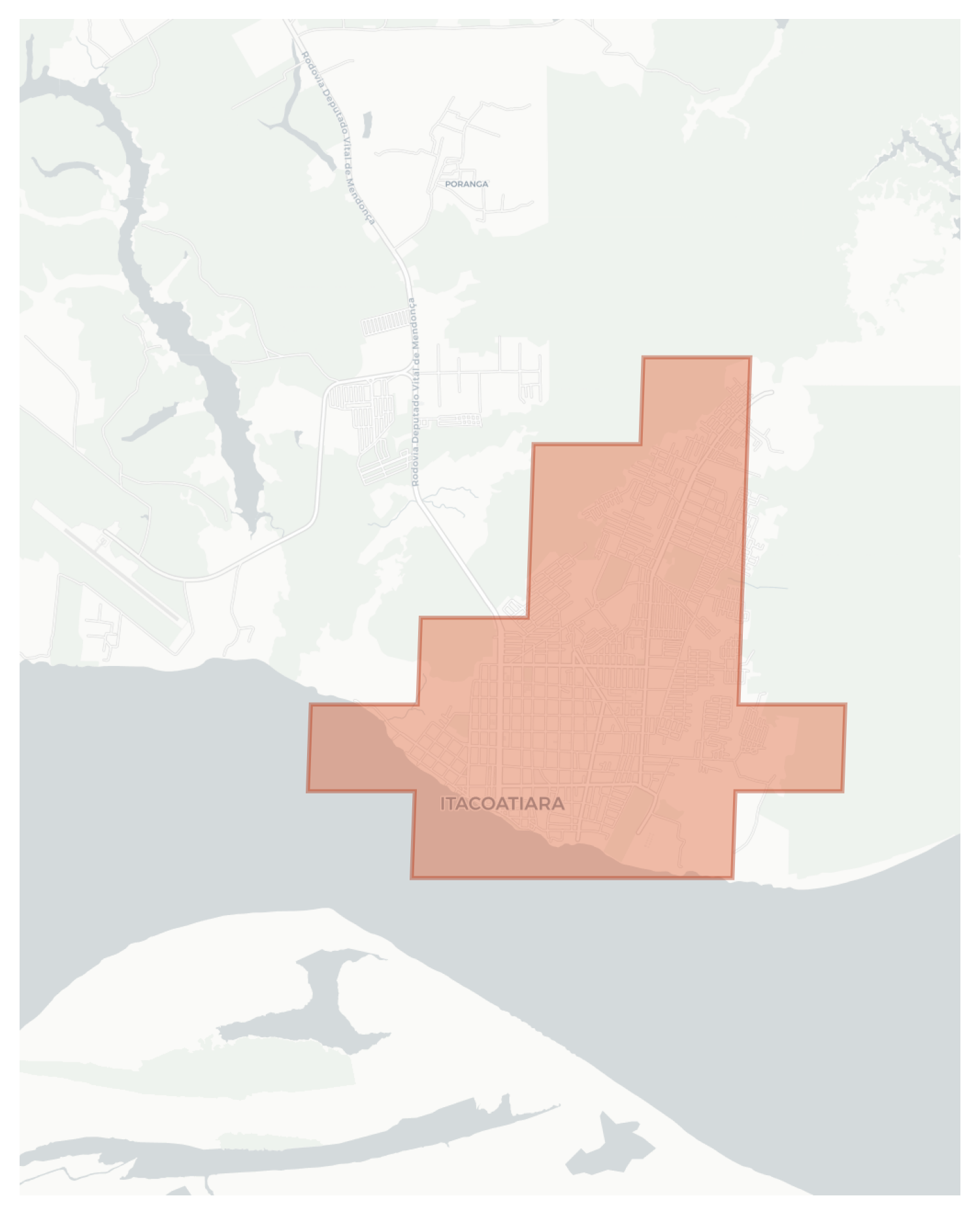 Itacoatiara geographic map