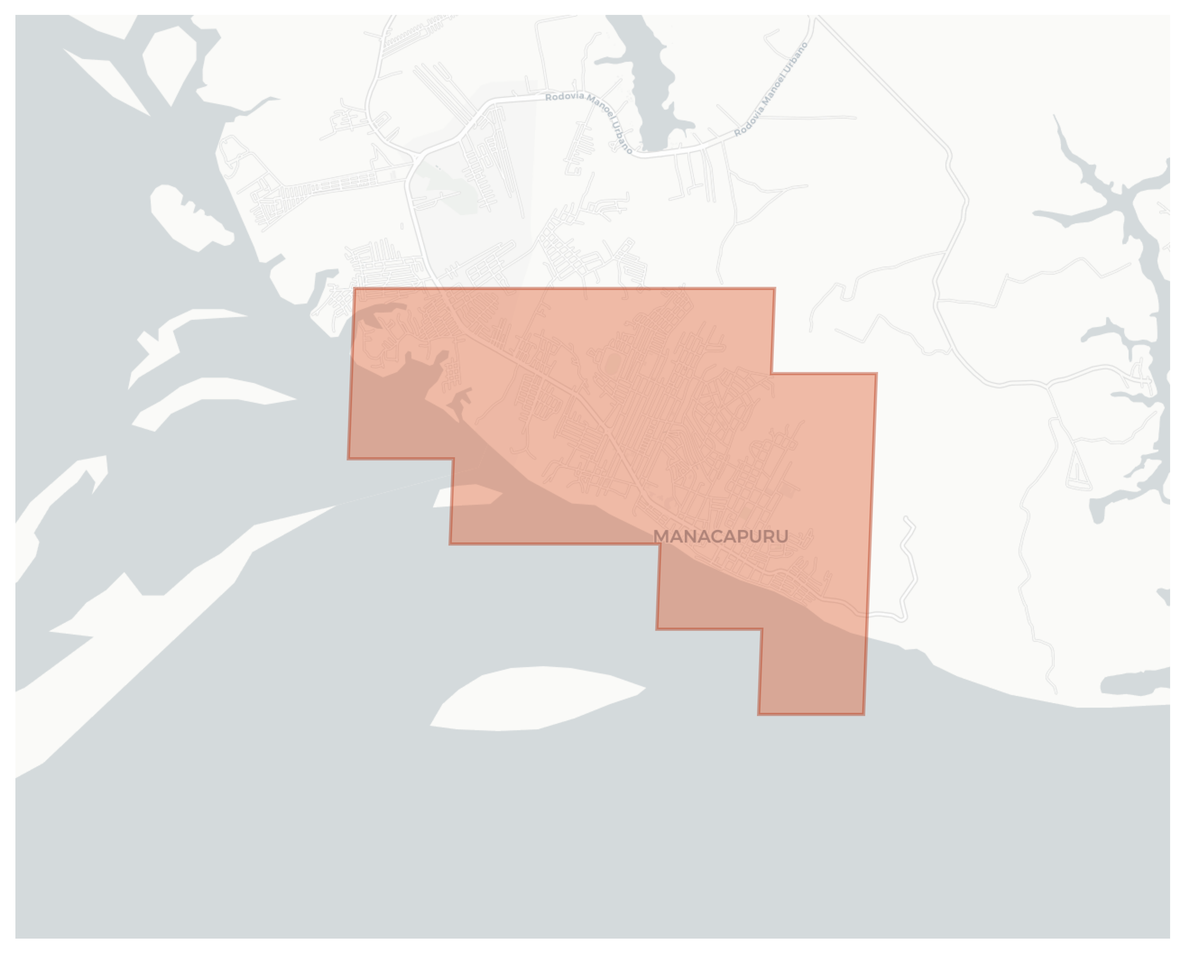 Manacapuru geographic map