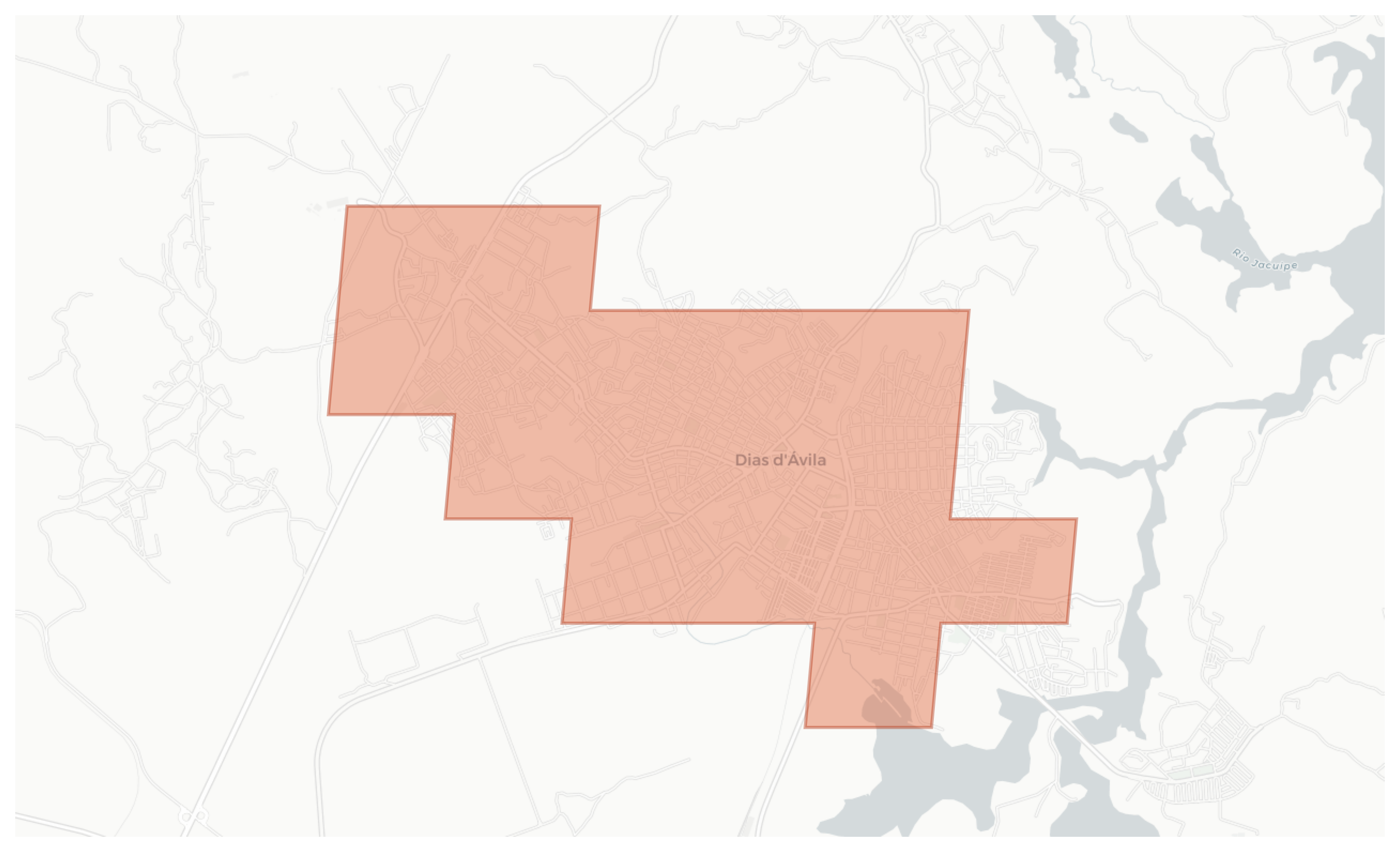 Dias d'Ávila geographic map