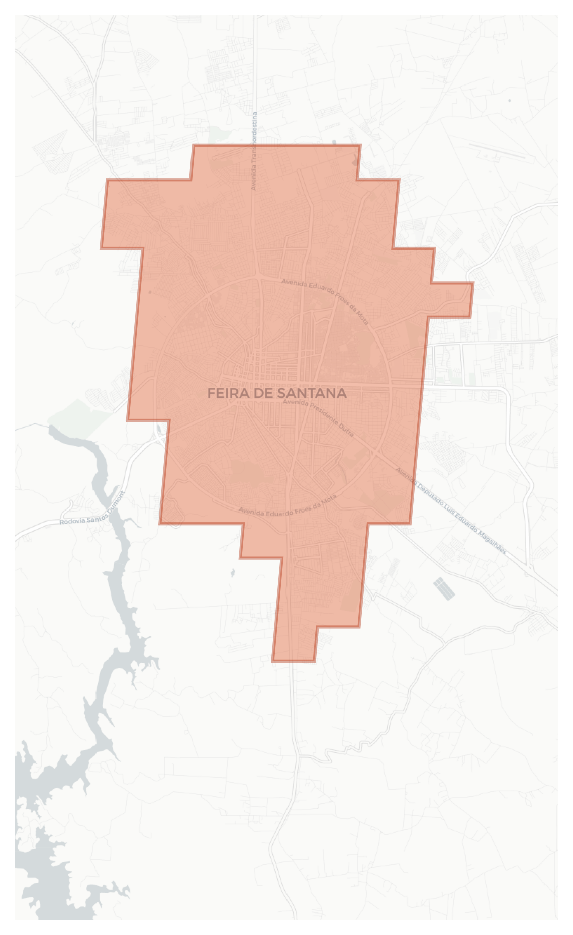 Feira de Santana geographic map