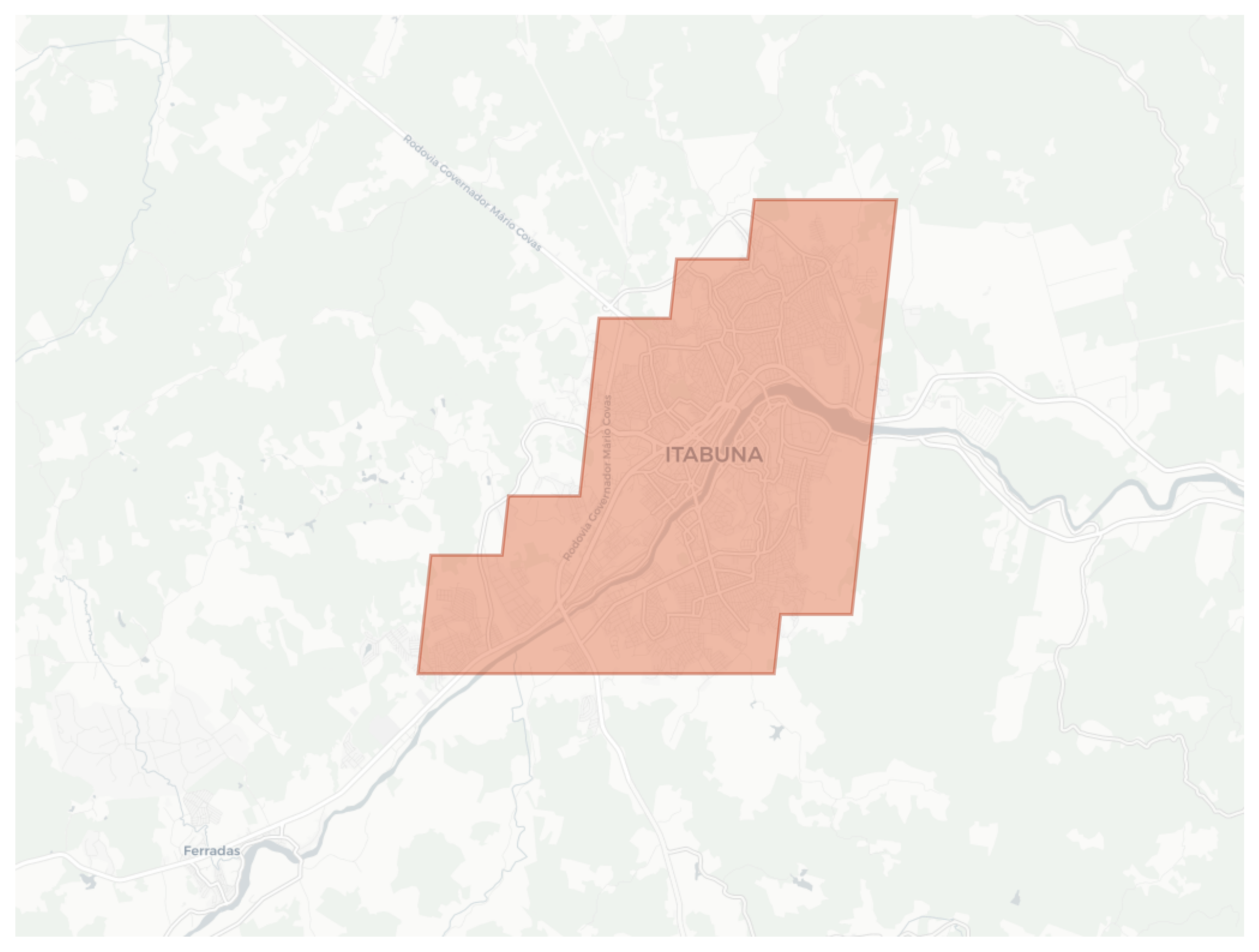 Itabuna geographic map