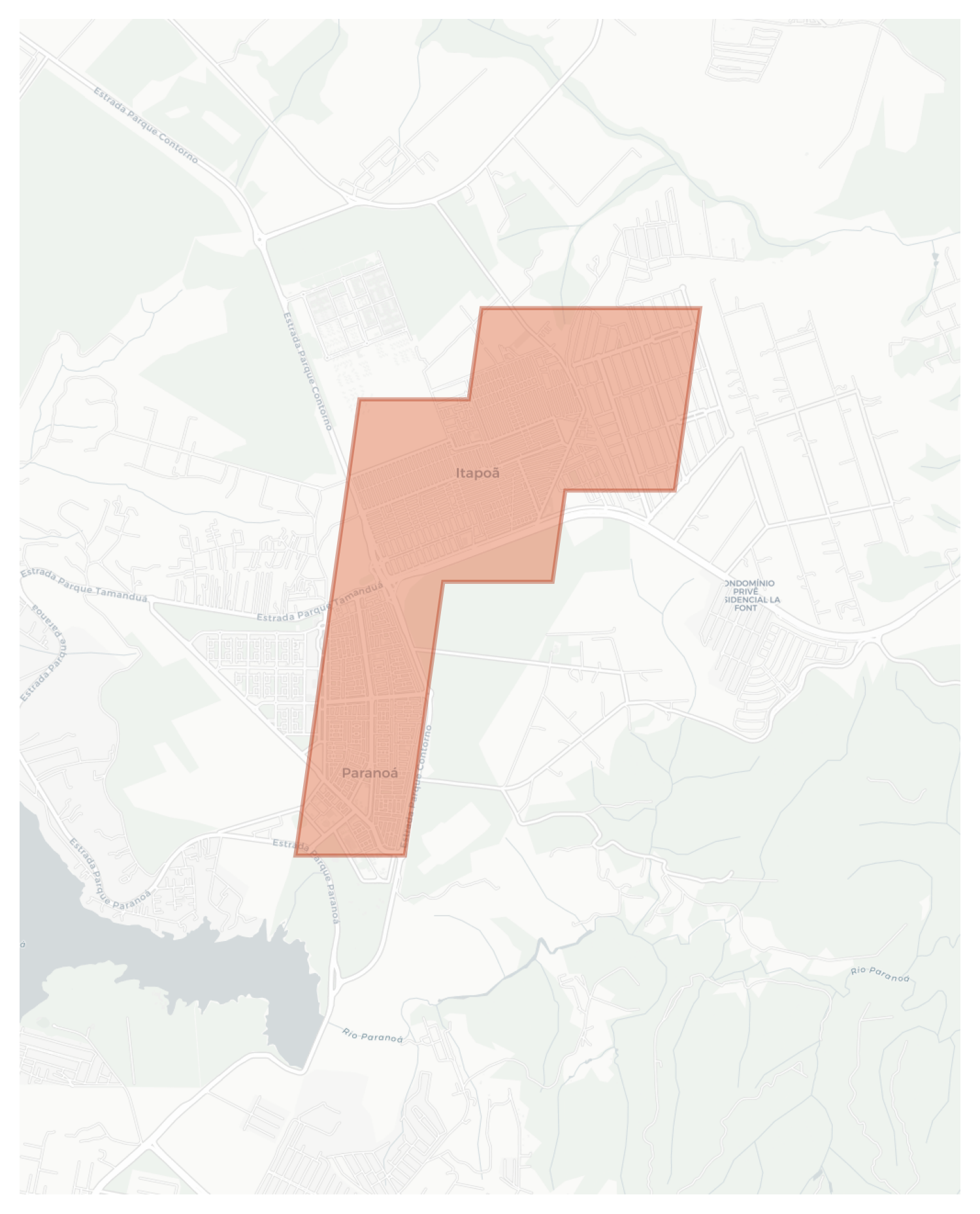 Paranoá geographic map