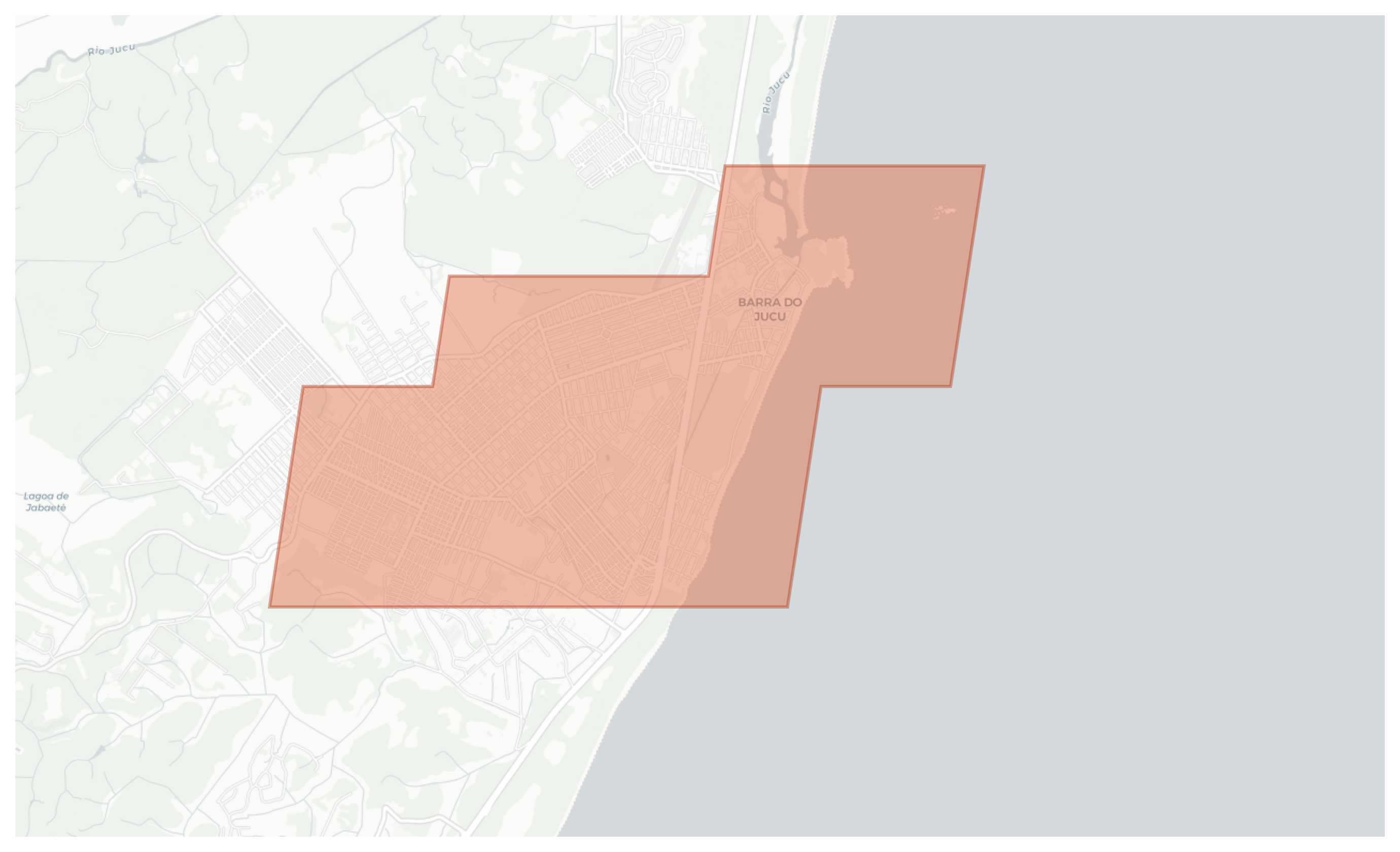 Fazendinha 13 geographic map