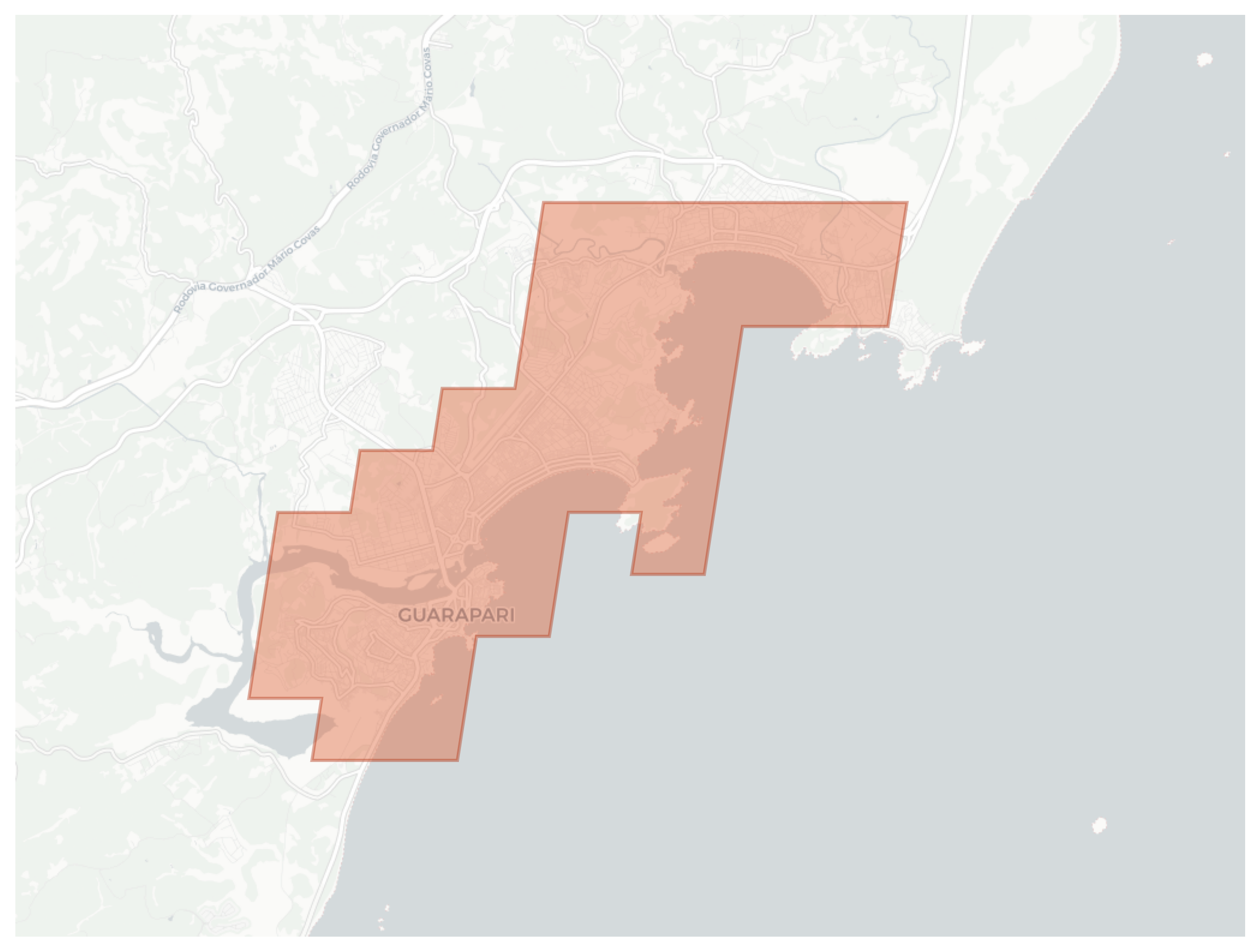 Guarapari geographic map