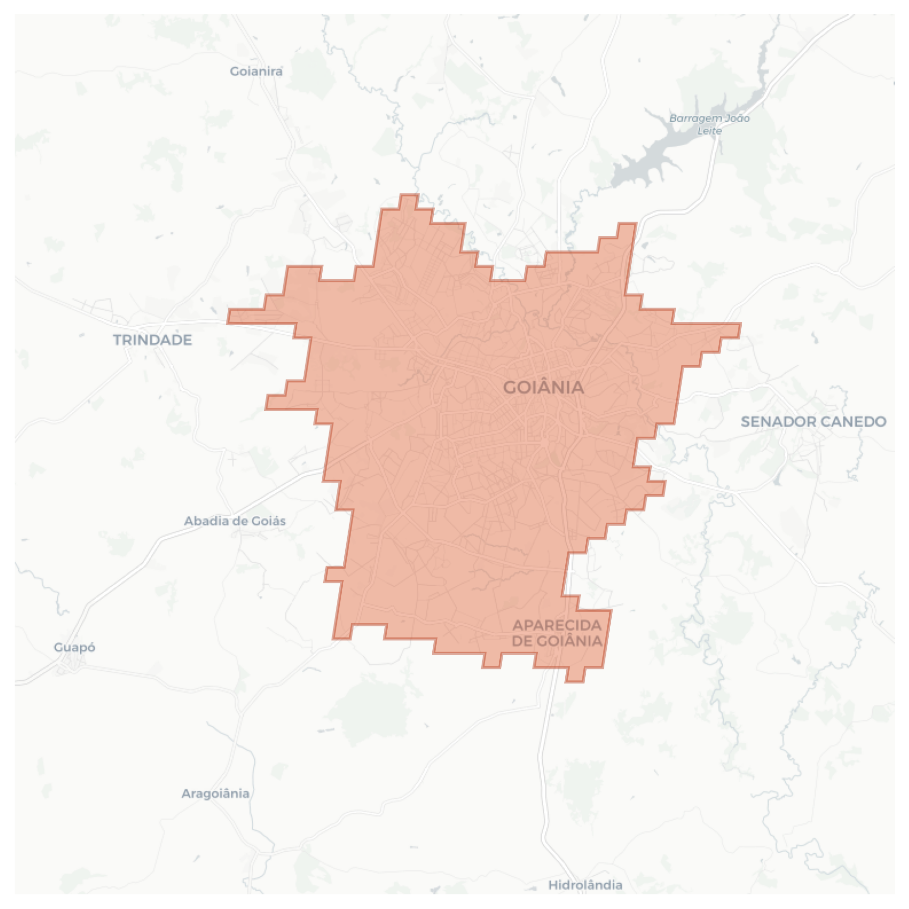 Goiânia geographic map