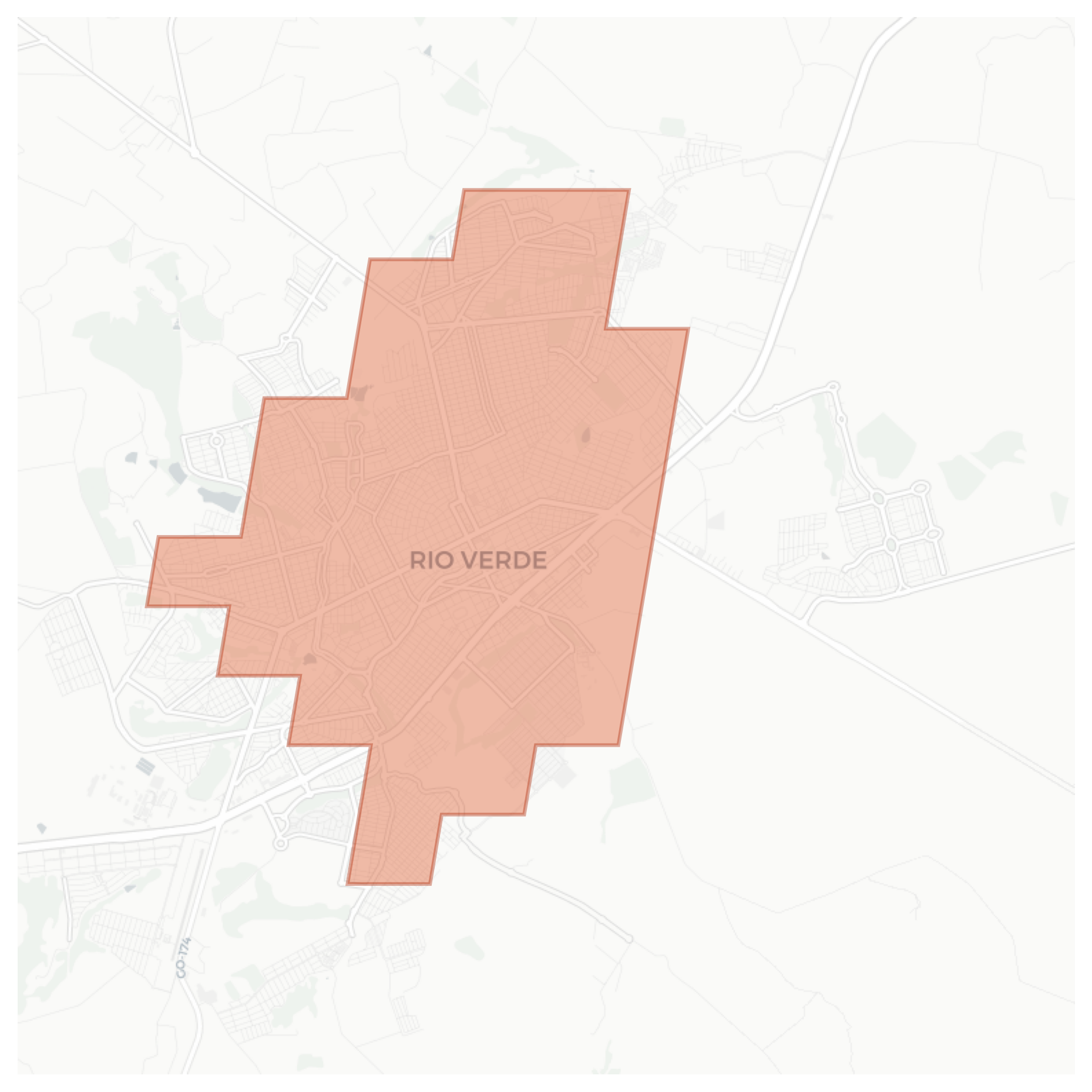 Rio Verde geographic map