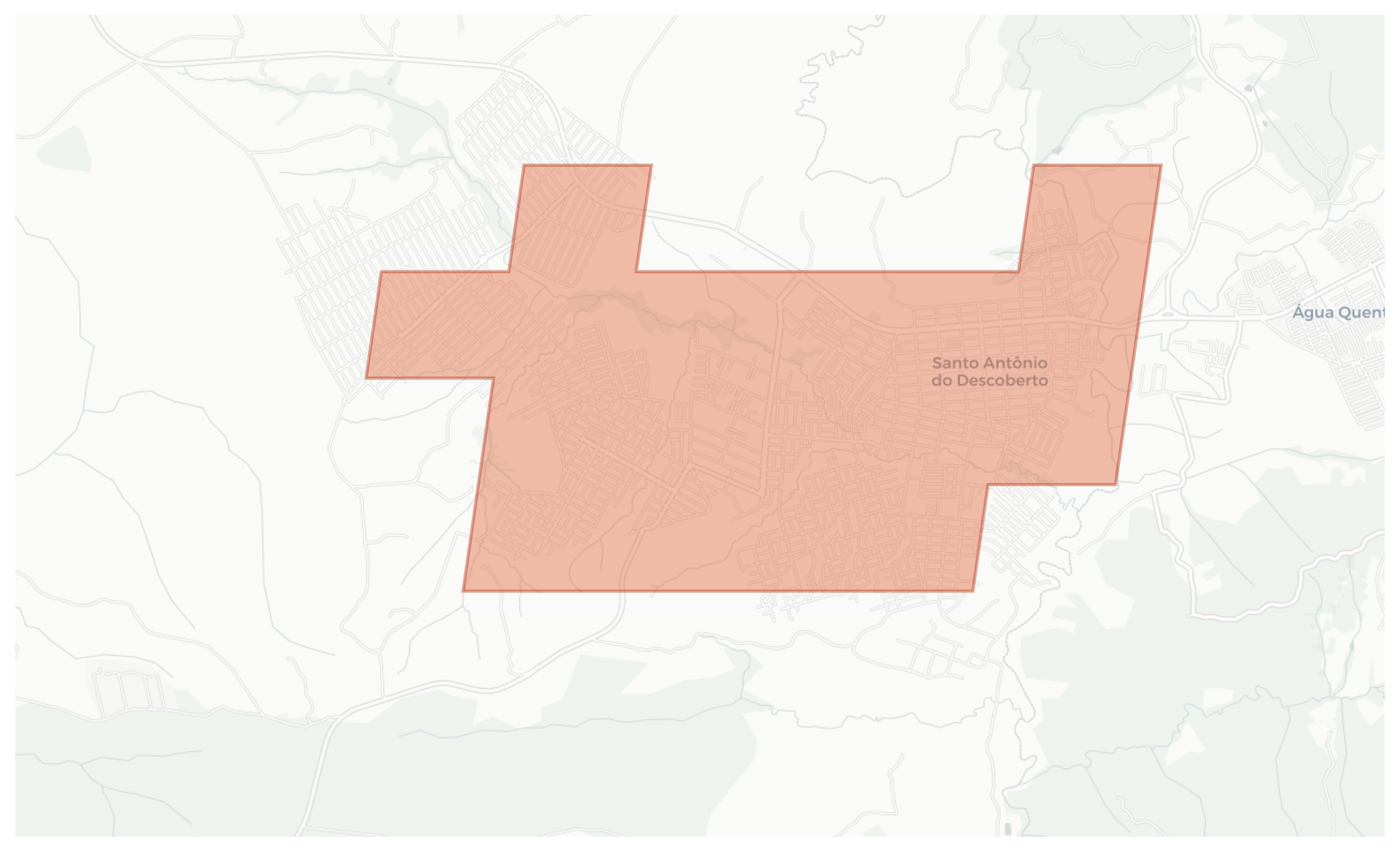 Santo Antônio do Descoberto geographic map
