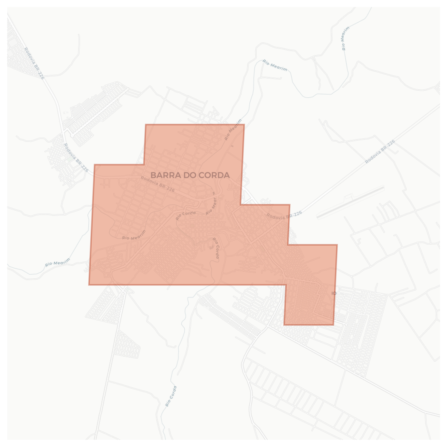 Barra do Corda geographic map