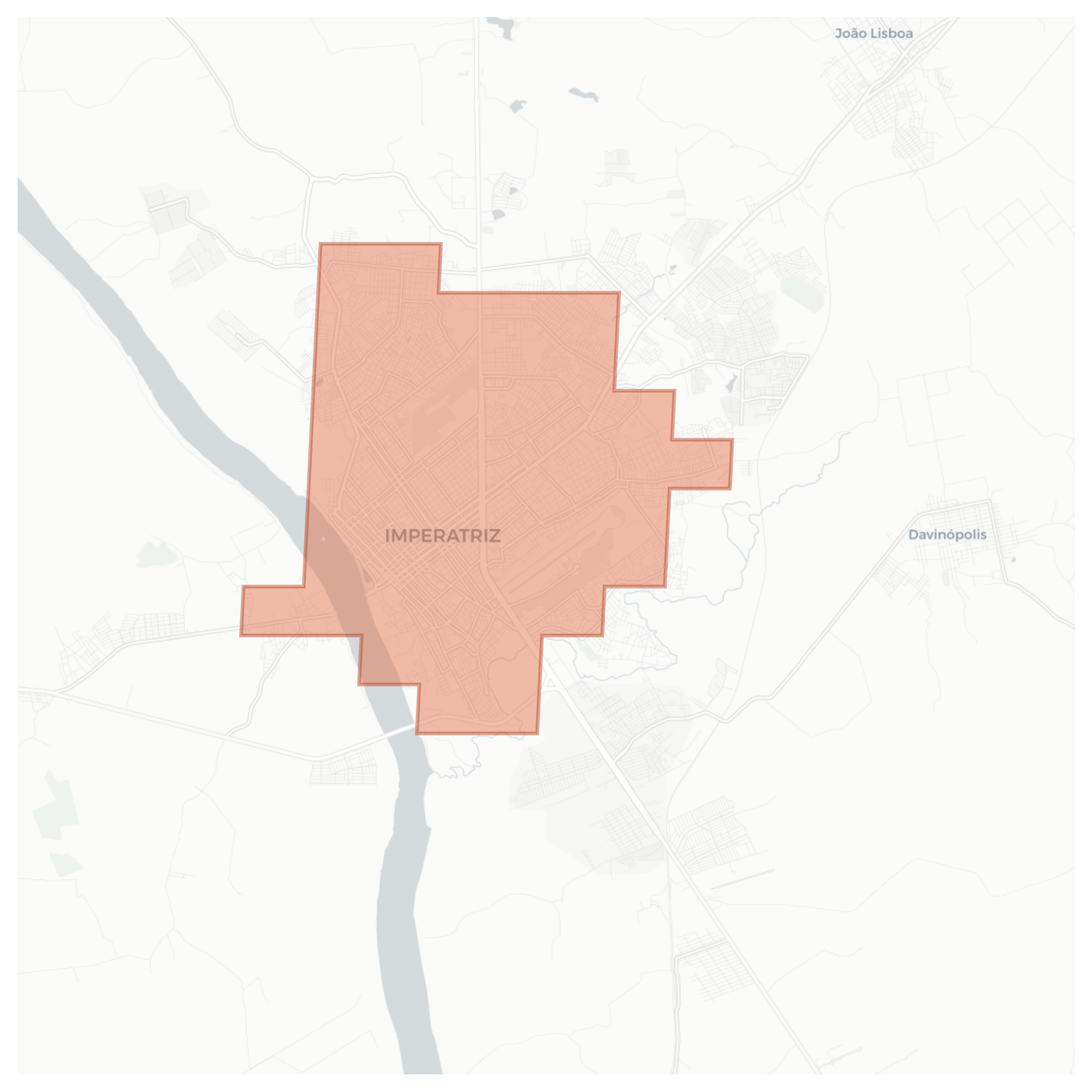 Imperatriz geographic map