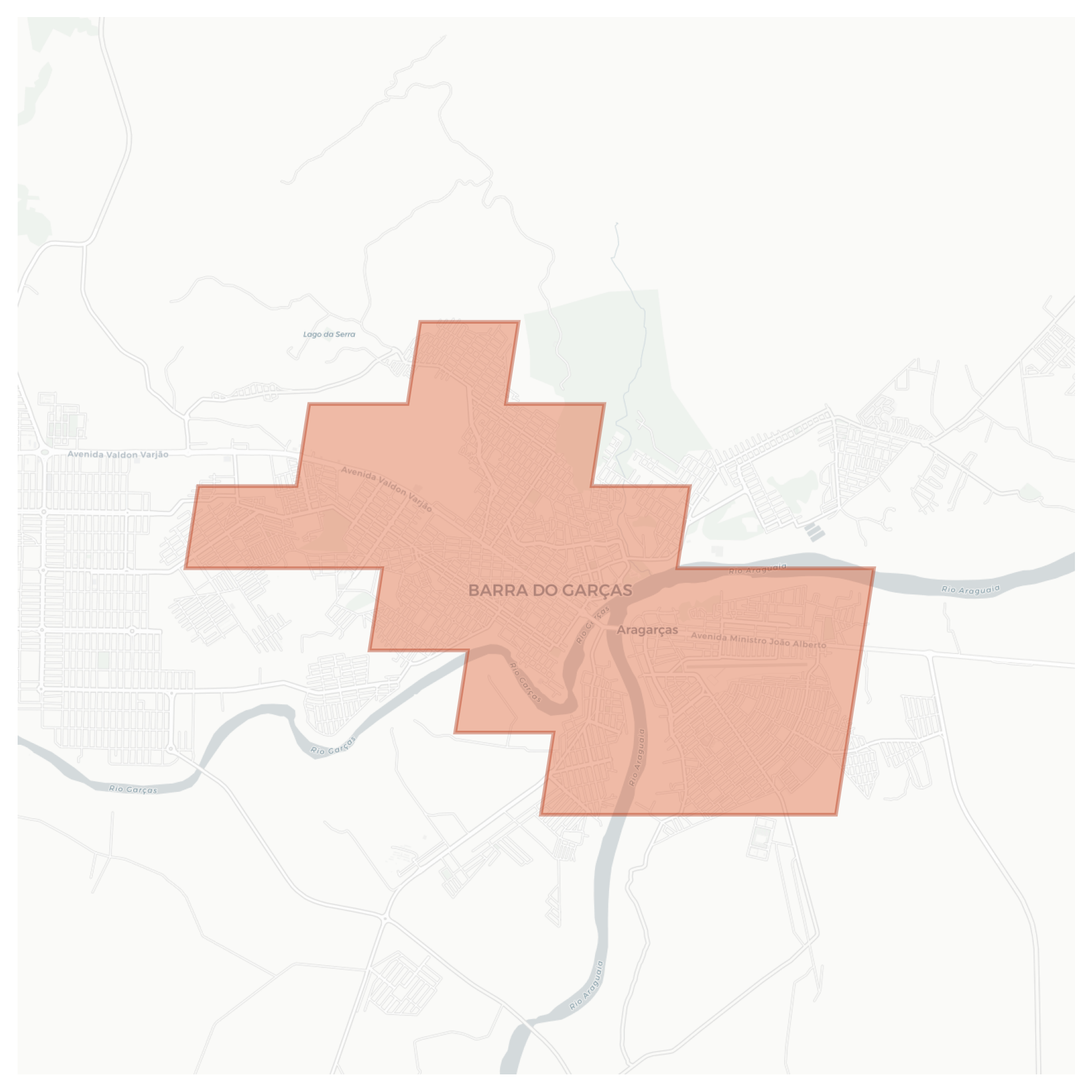 Barra do Garças geographic map