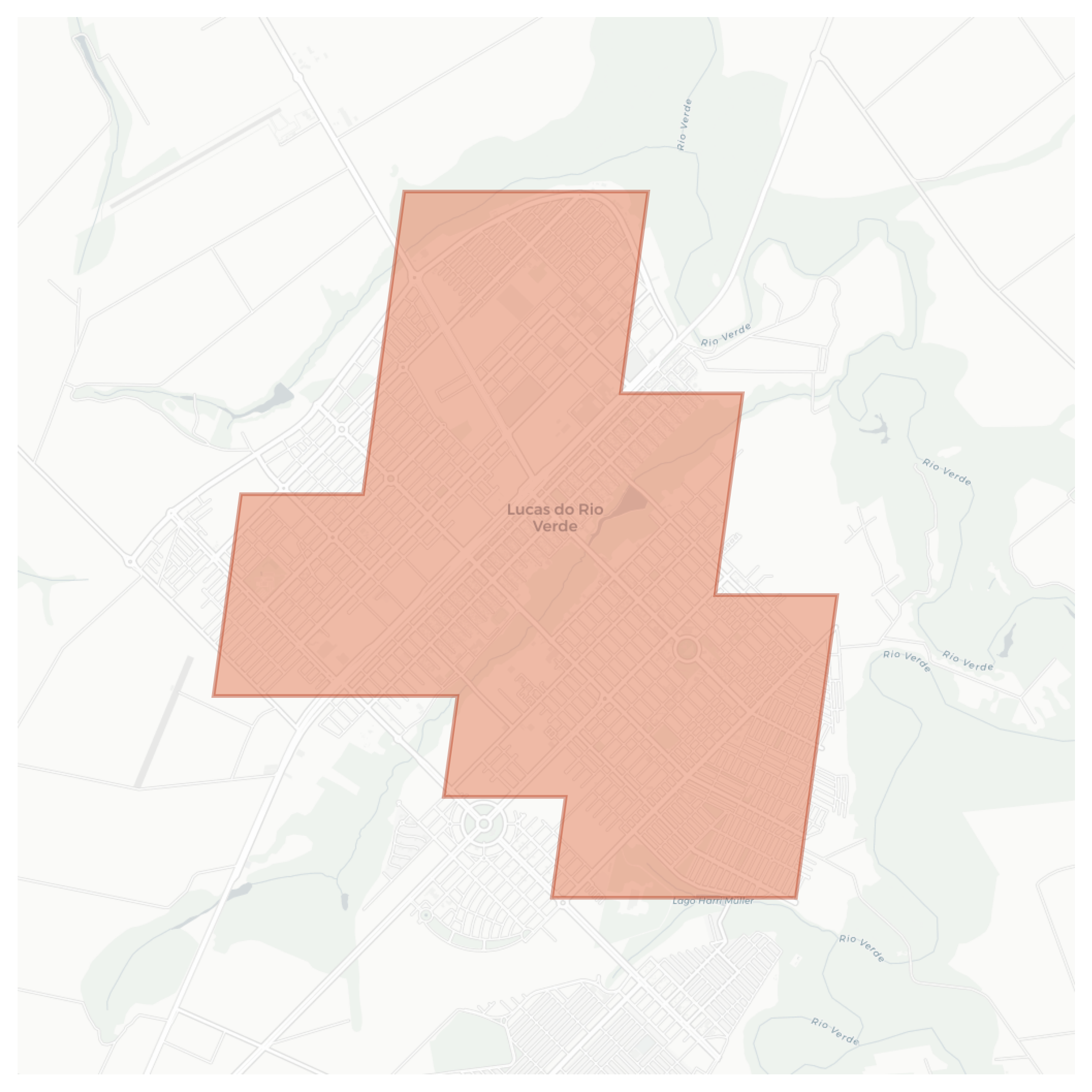 Lucas do Rio Verde geographic map