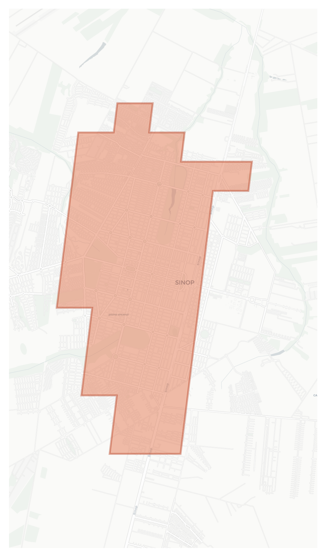 Sinop geographic map