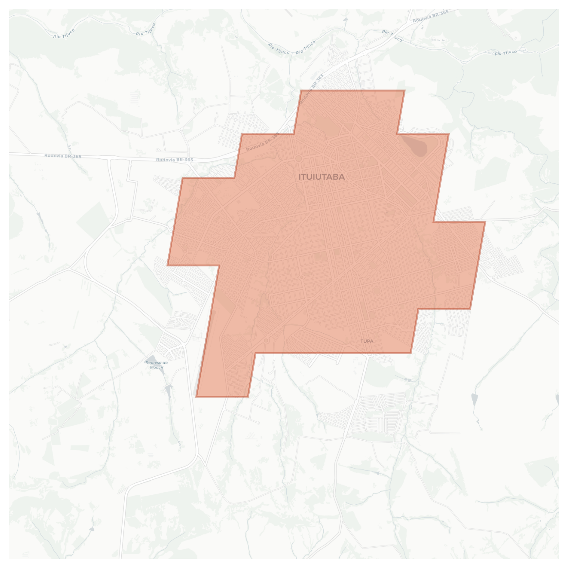 Ituiutaba geographic map