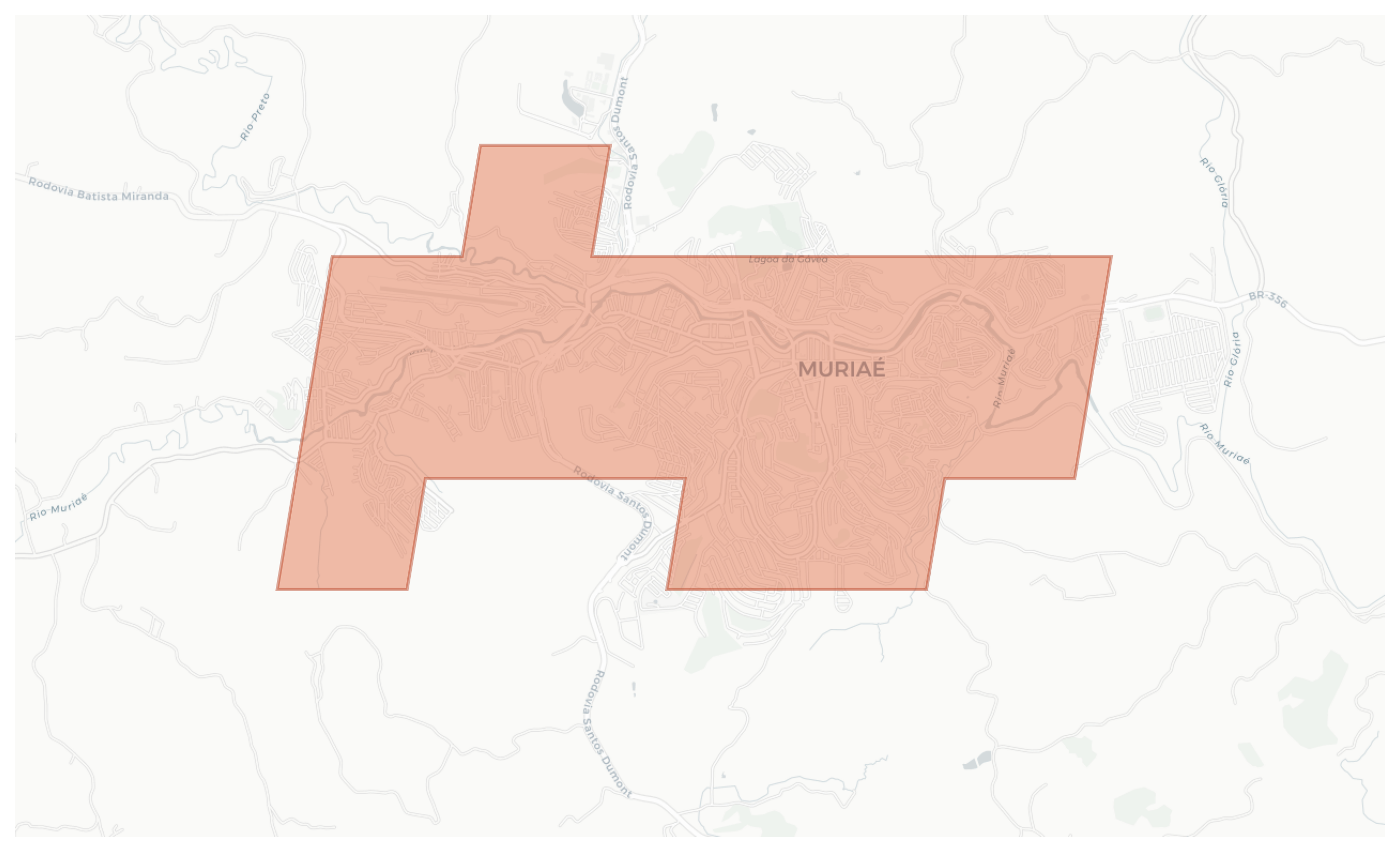 Muriaé geographic map
