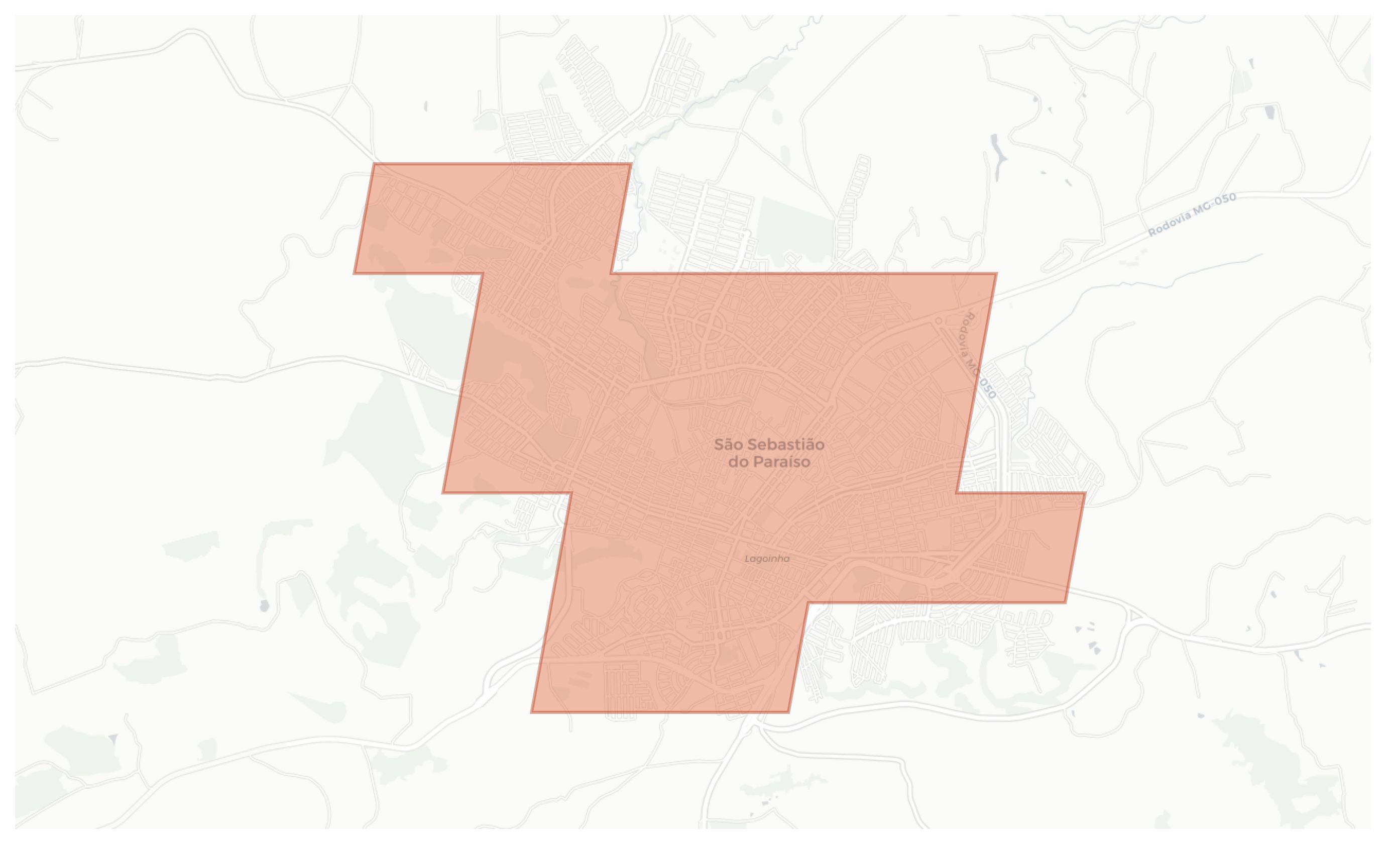 São Sebastião do Paraíso geographic map
