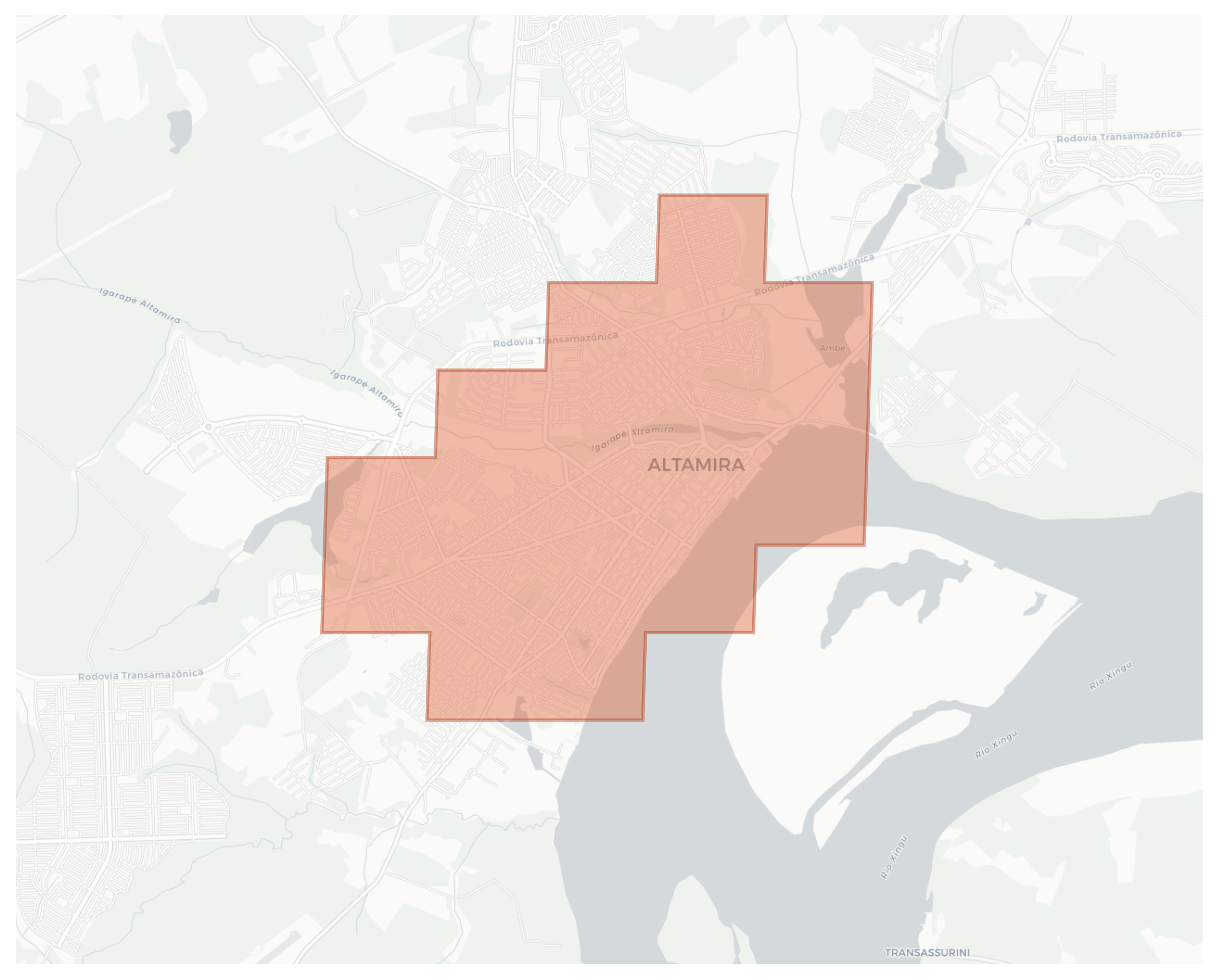 Altamira geographic map
