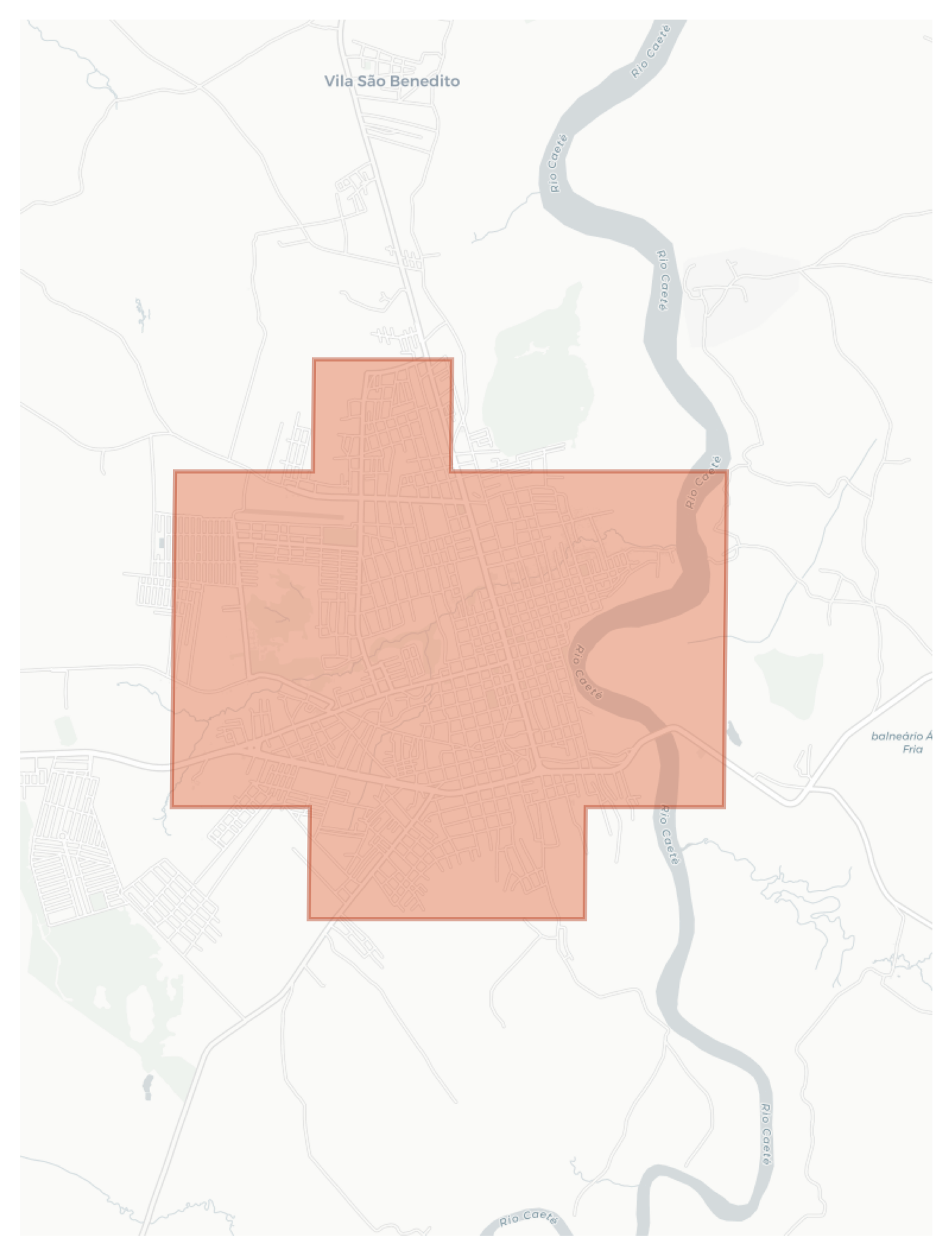 Bragança geographic map