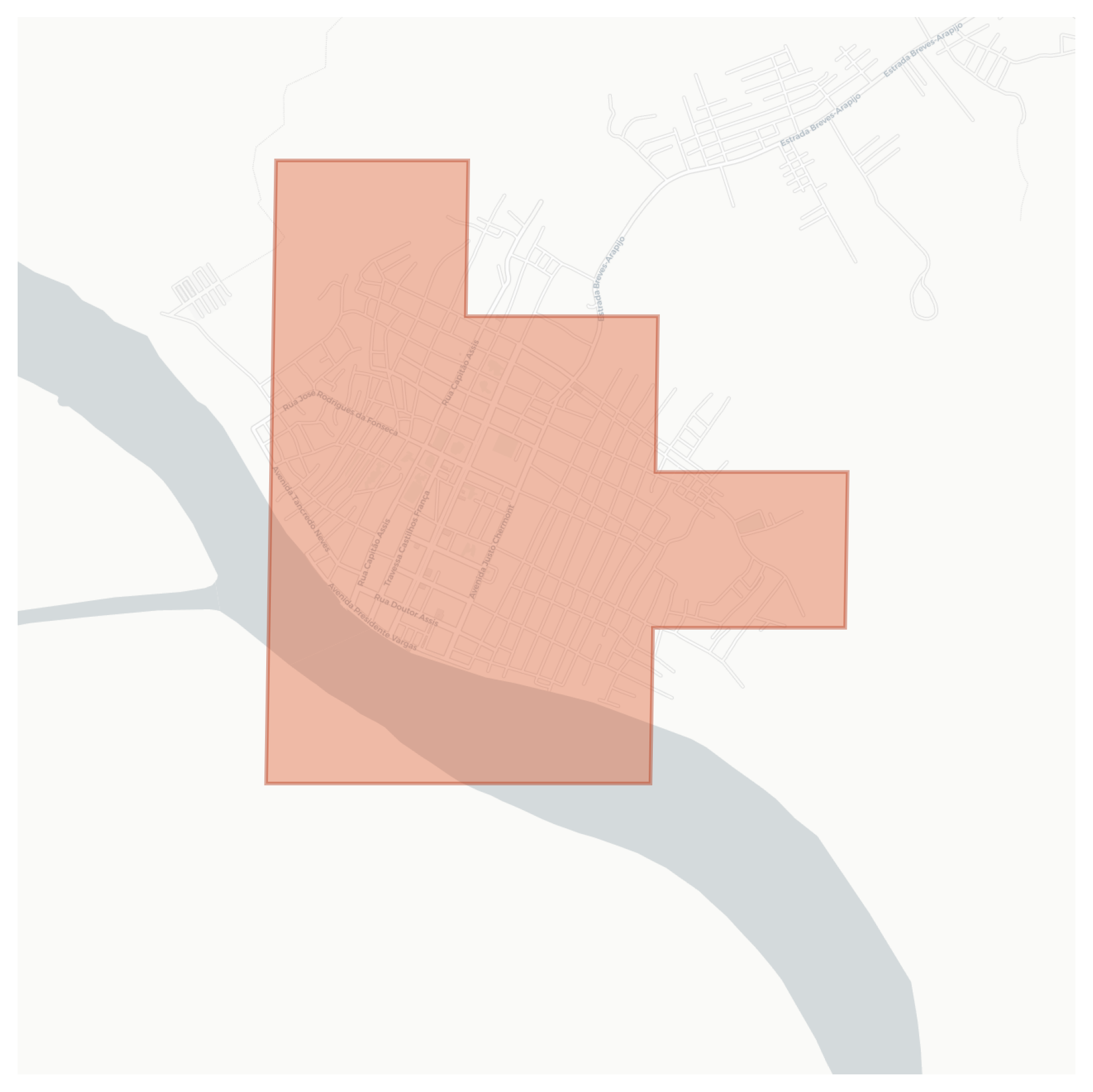 Breves geographic map