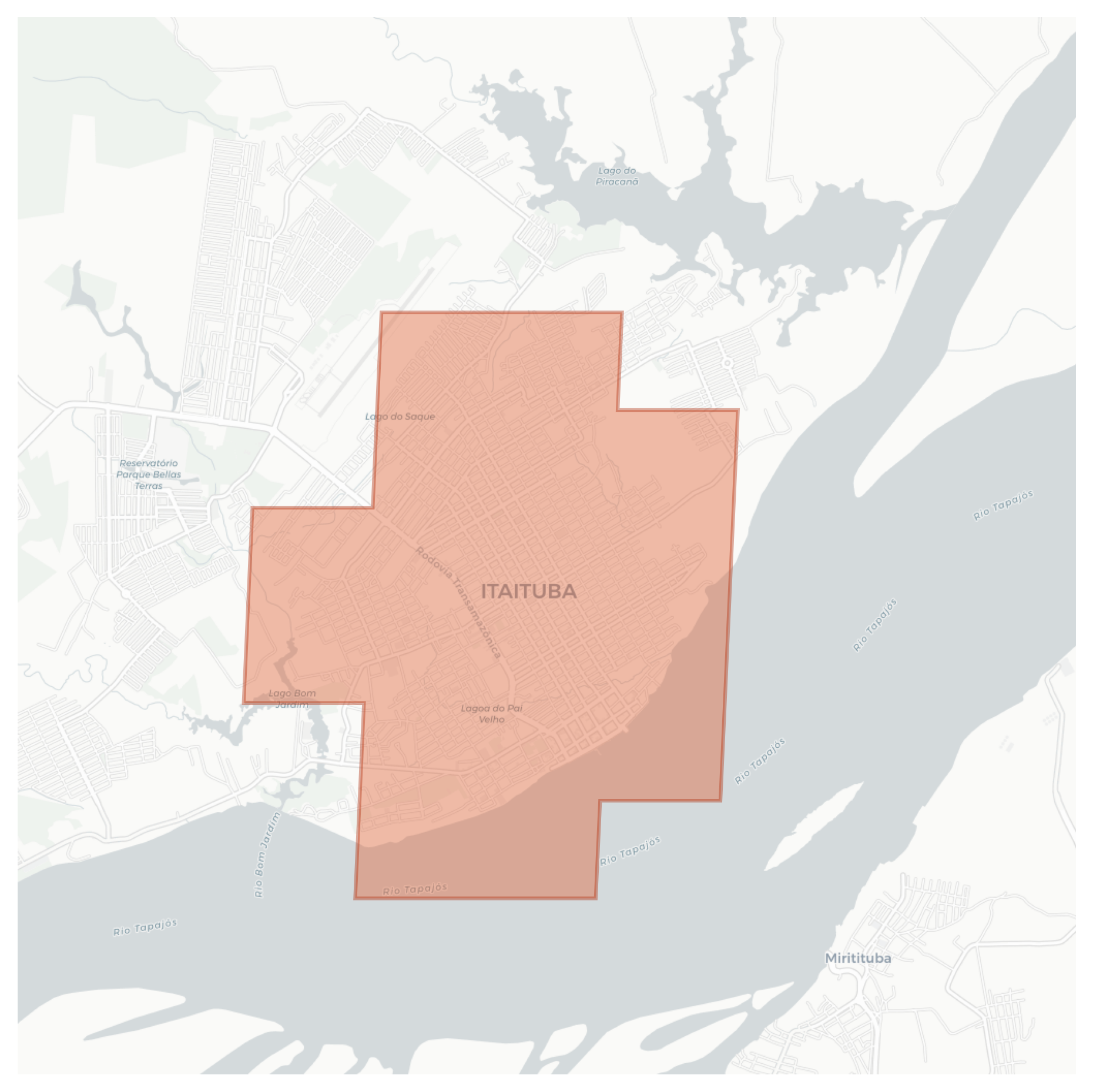 Itaituba geographic map