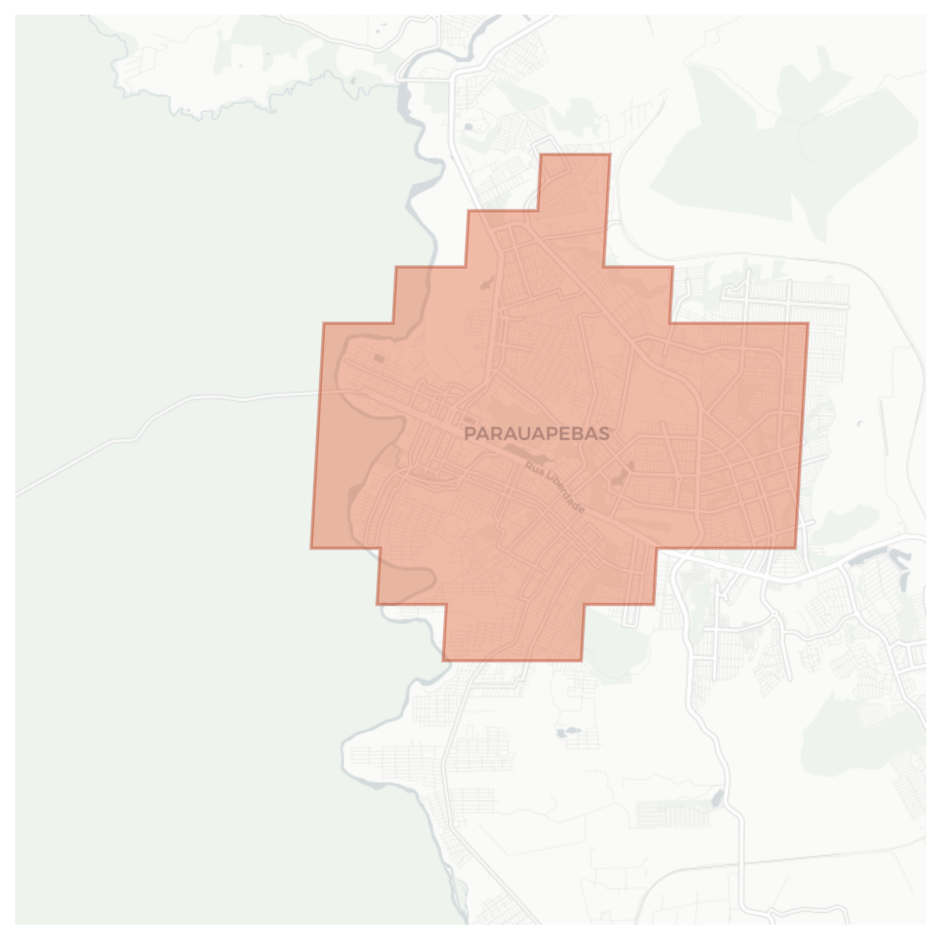Parauapebas geographic map