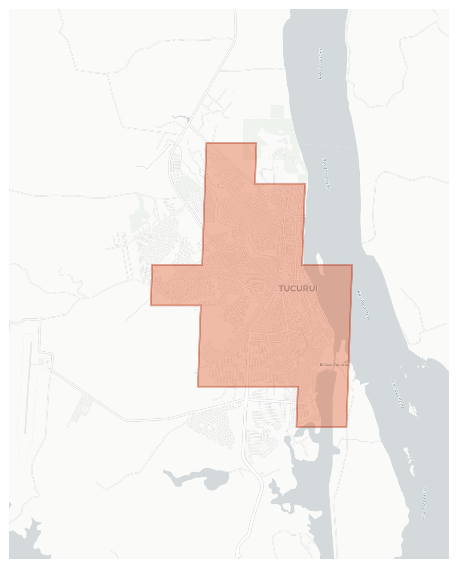 Tucuruí geographic map