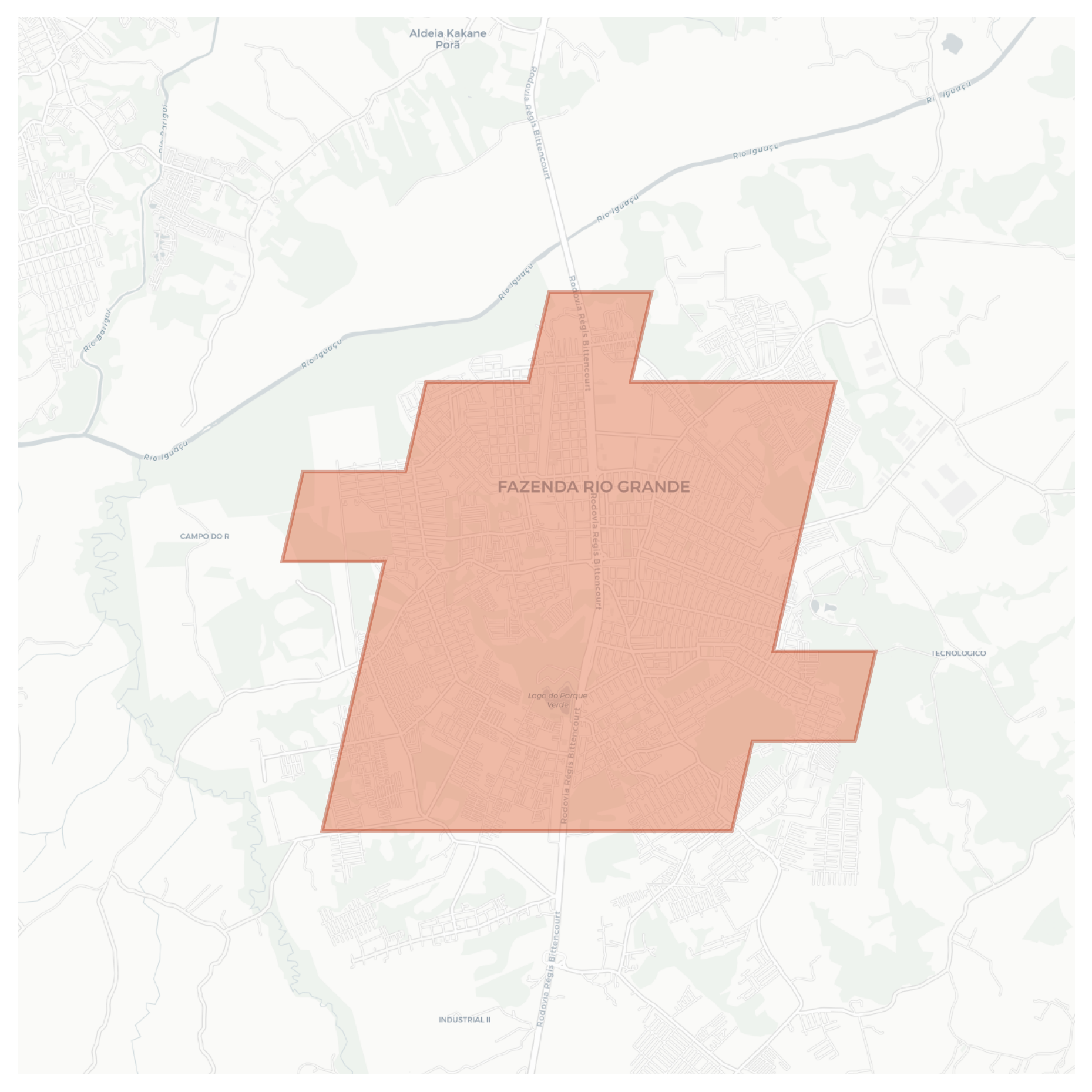 Fazenda Rio Grande geographic map