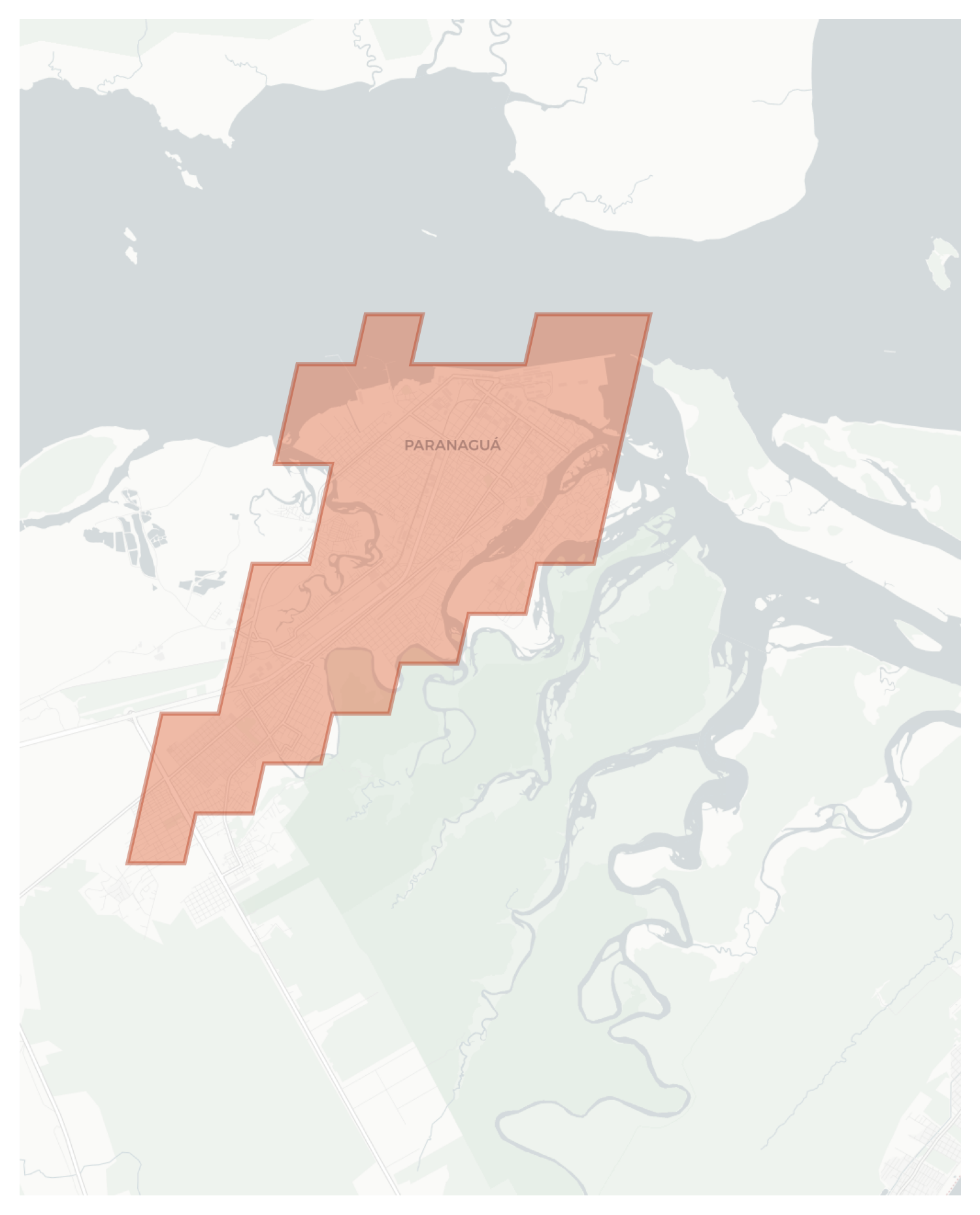Paranaguá geographic map