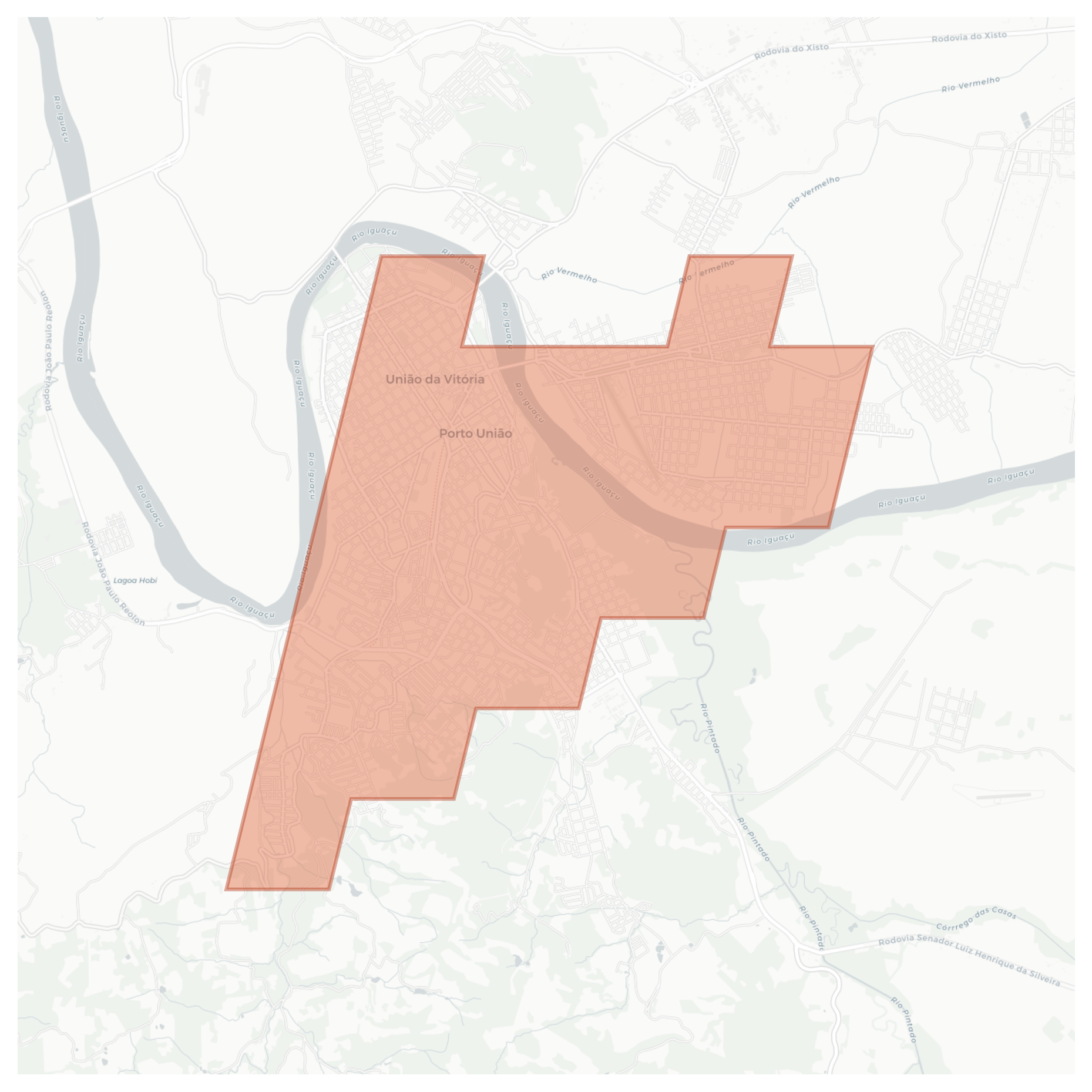 União da Vitória geographic map