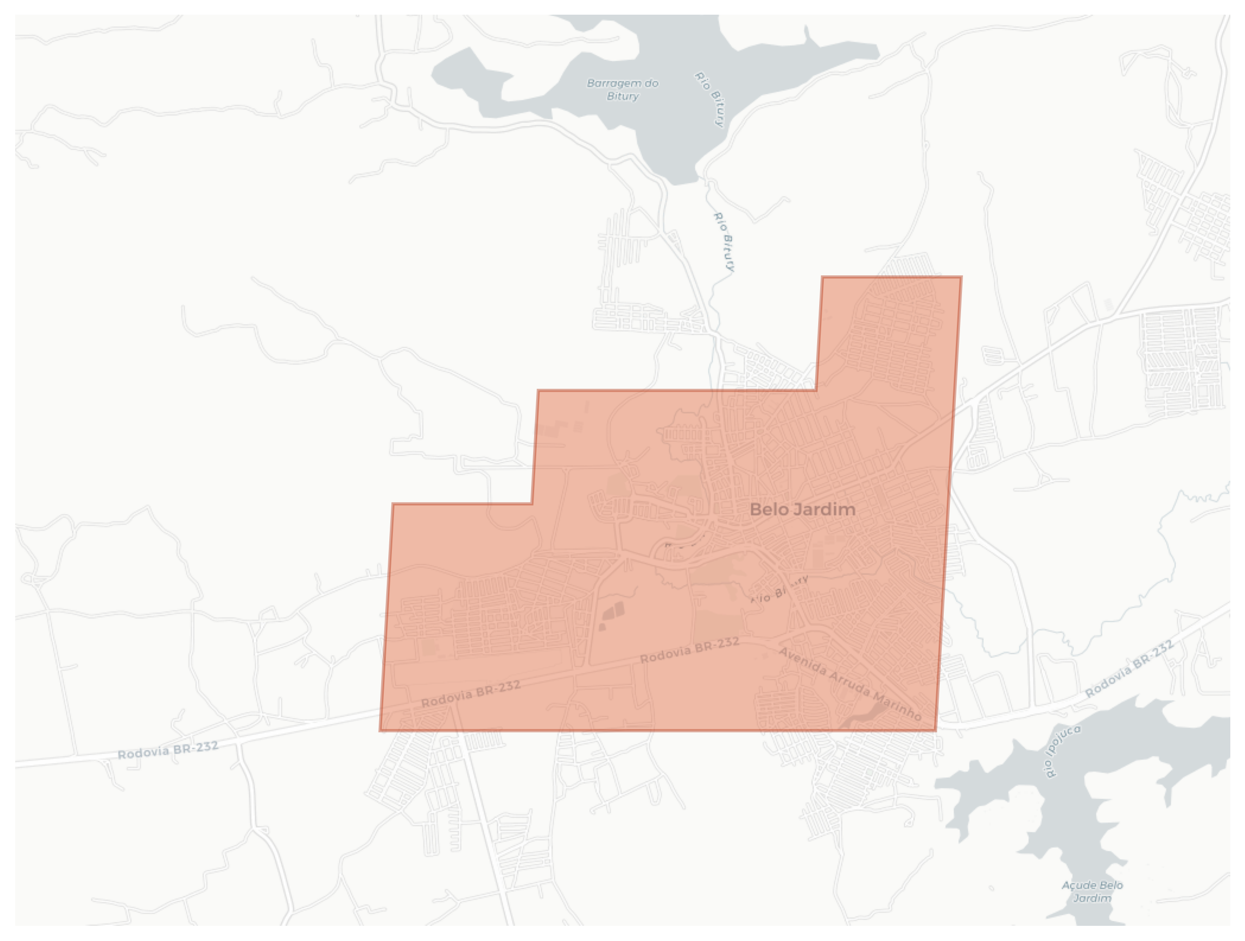 Belo Jardim geographic map